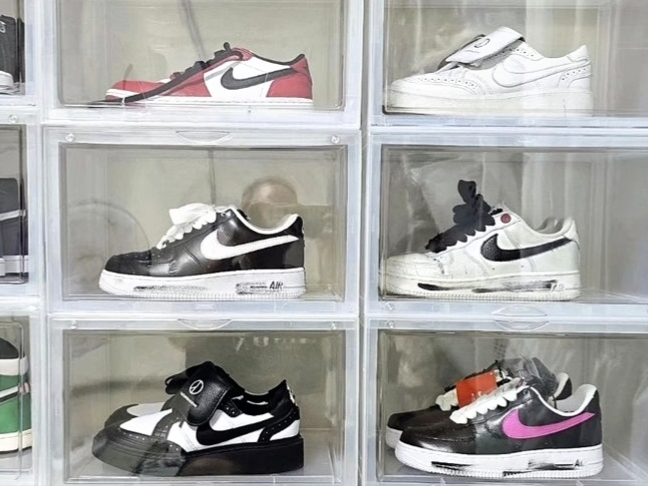 Nike x Peaceminusone Air Force 1 Low Para-Noise 3.0 Black and Multicolor, Nike x Peaceminusone Kwondo1 Black and White 착용 스타일