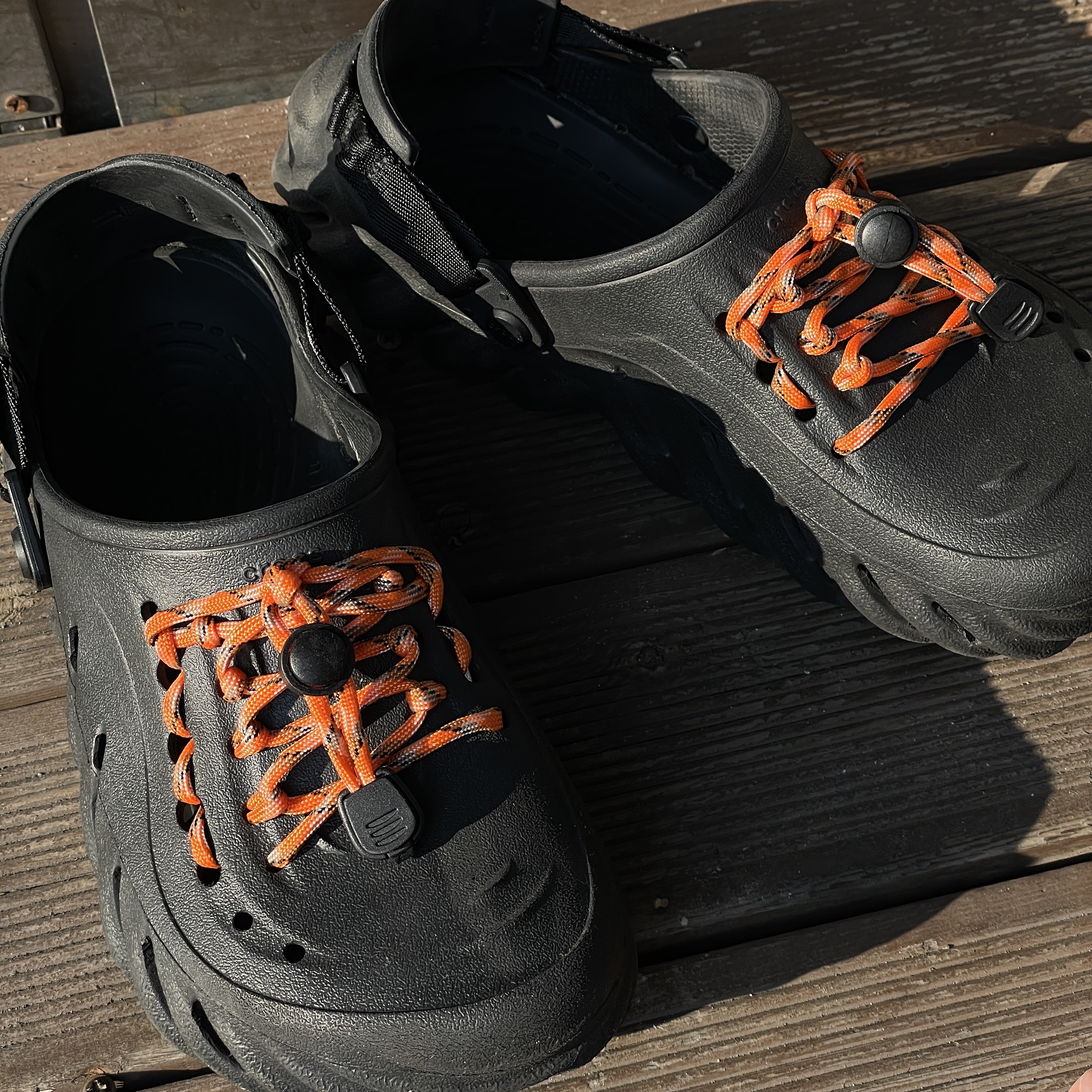 Crocs Echo Clog Black 착용 스타일