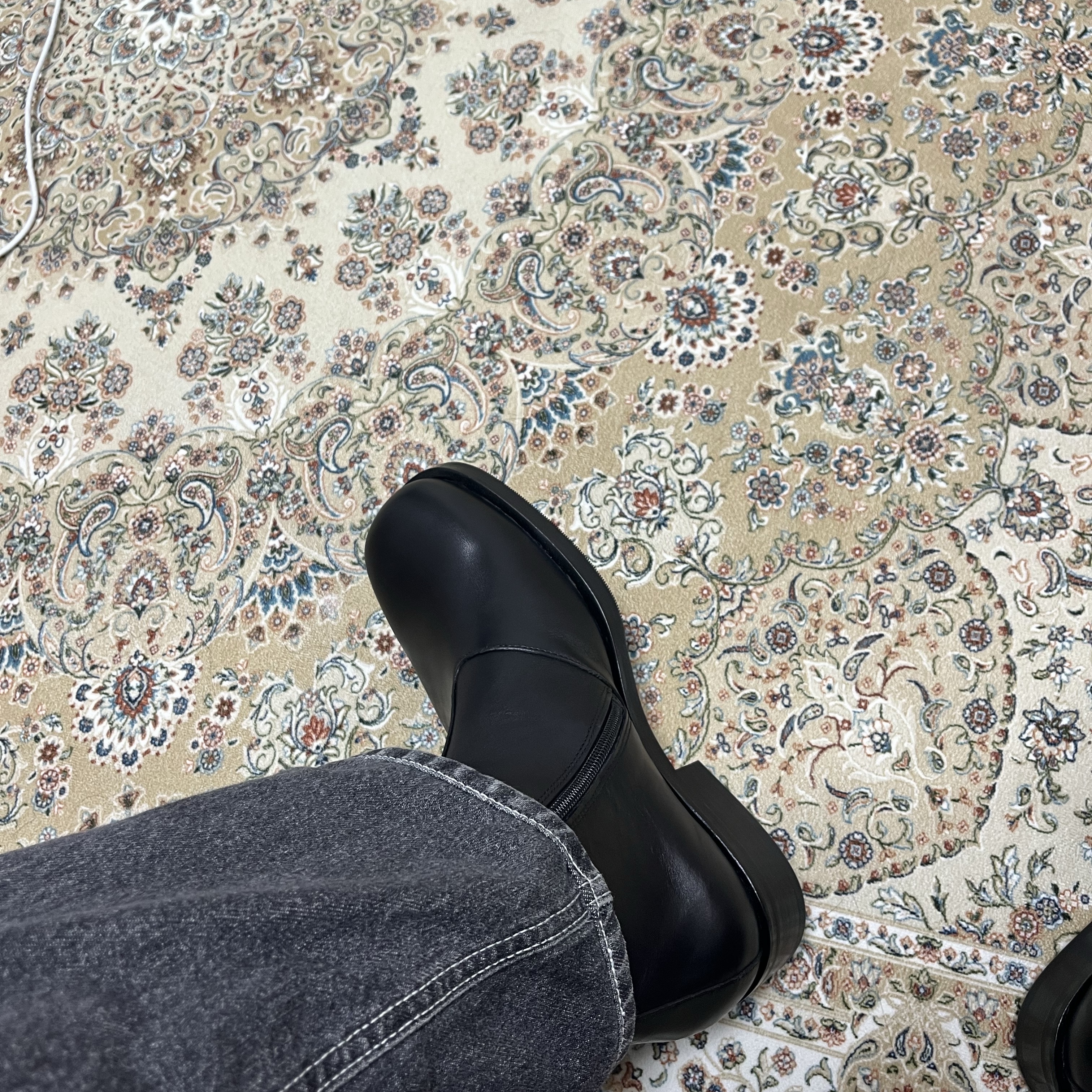 Our Legacy Camion Boot Black 착용 스타일
