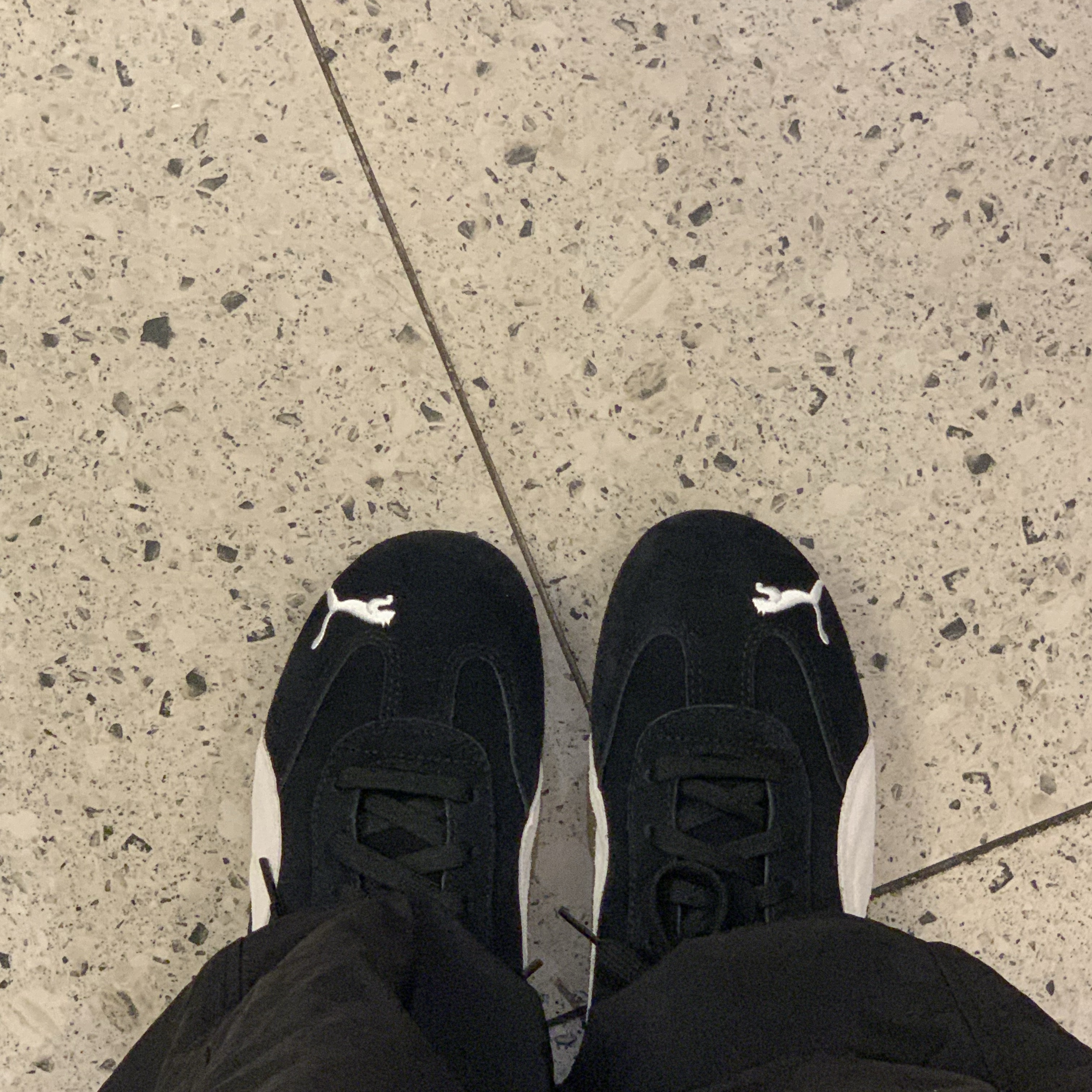 Puma Speedcat OG Black White 착용 스타일
