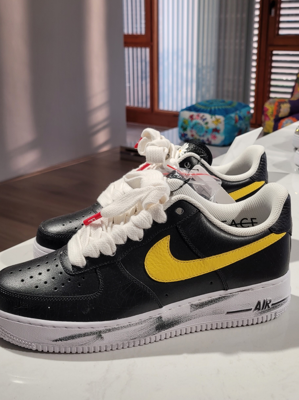 Nike x Peaceminusone Air Force 1 Low Para-Noise 3.0 Black and Multicolor, Peaceminusone x Joopiter Bulldog Clip Set Purple 착용 스타일 - 4