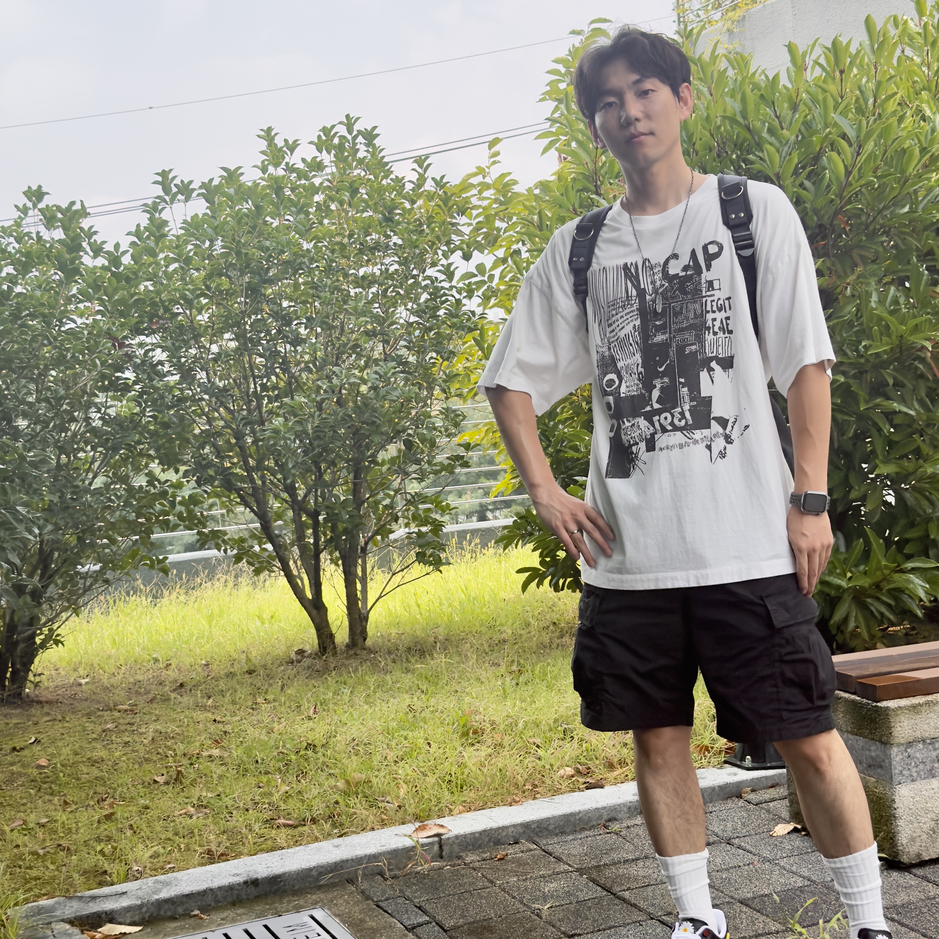 Nike x Peaceminusone Air Force 1 Low Para-Noise 3.0 Black and Multicolor 착용 스타일 - 3