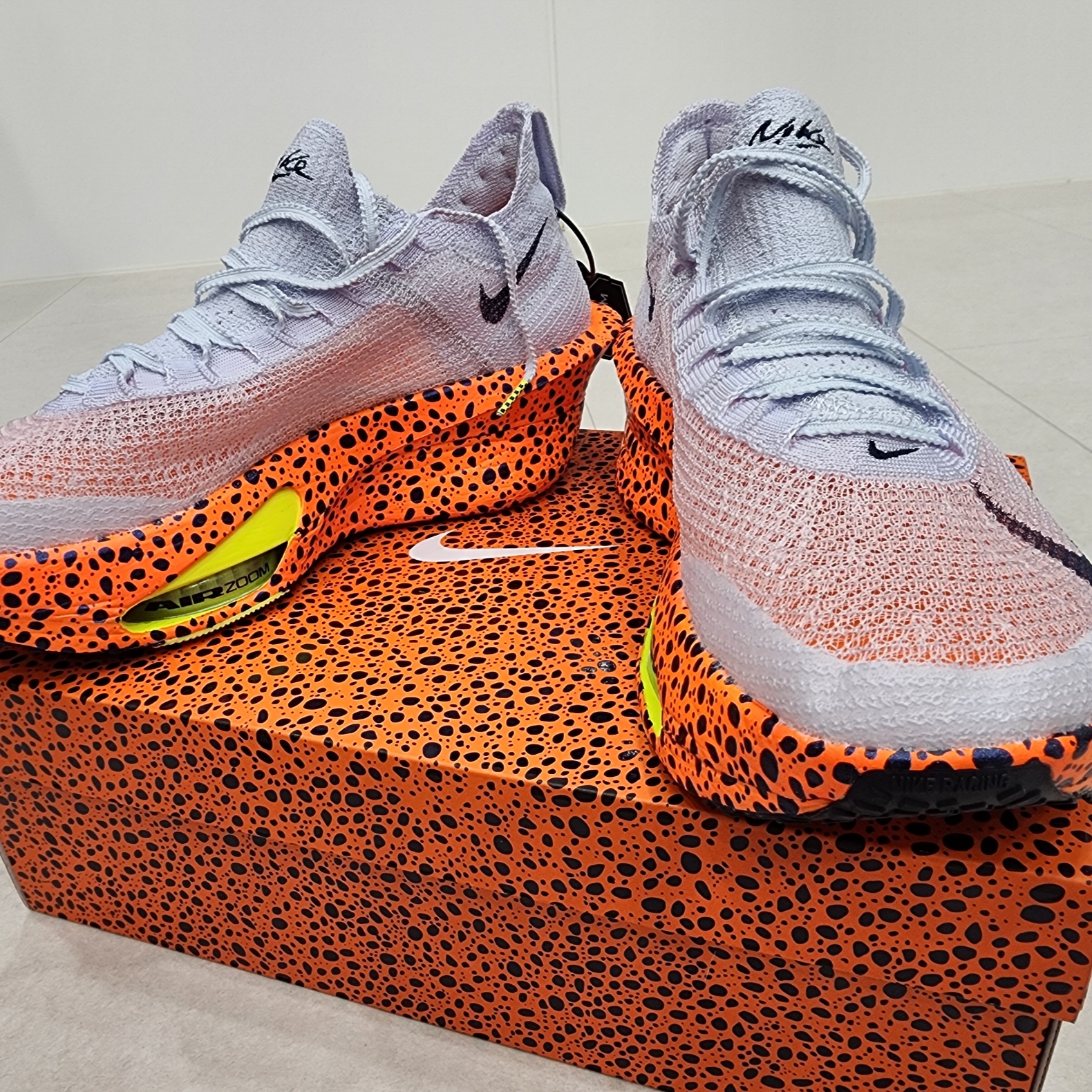 Nike Air Zoom Alphafly Next% 3 Olympic Safari 착용 스타일 - 1