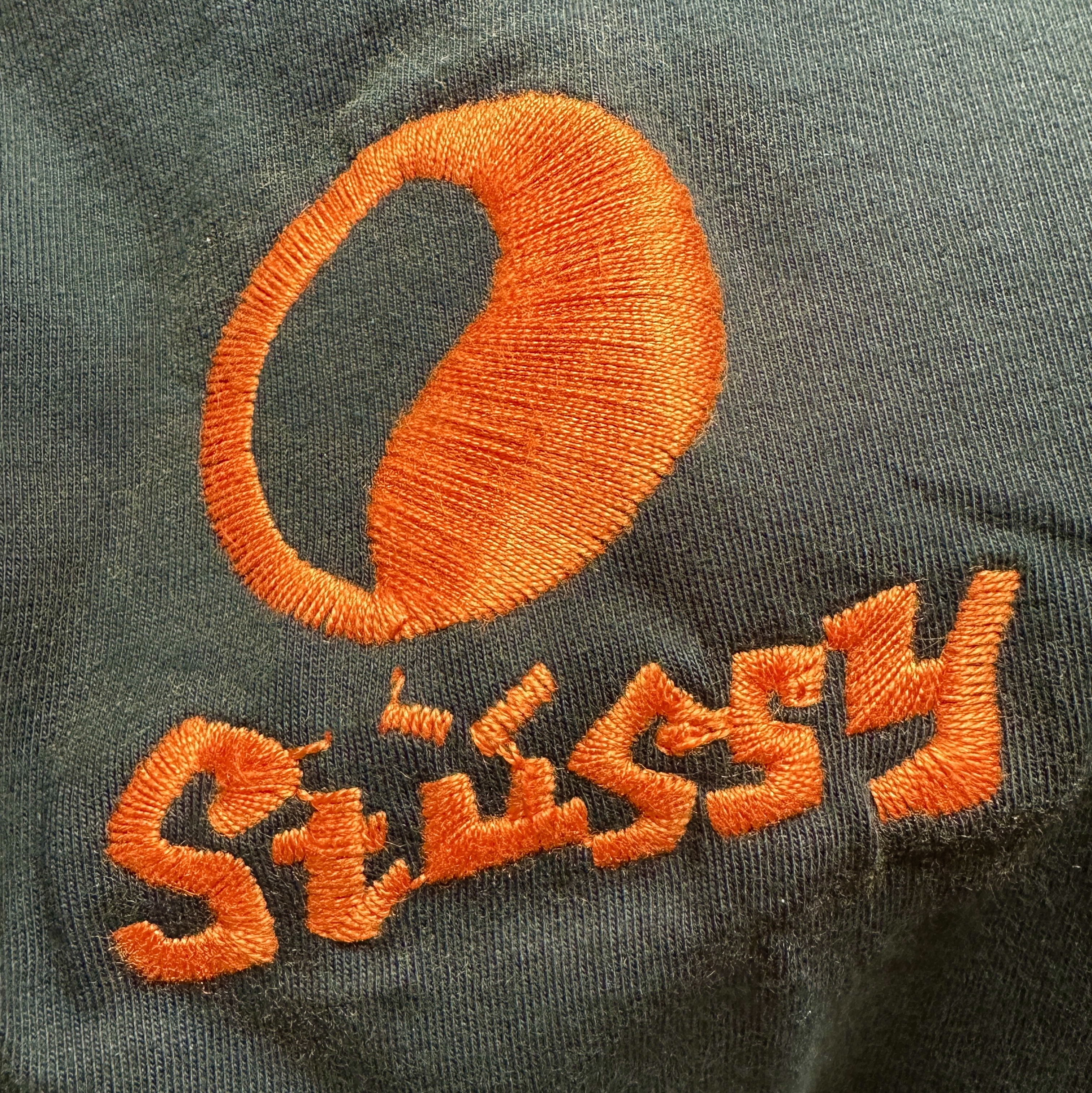 Stussy x Our Legacy Portrait Pig. Dyed T-Shirt Black 착용 스타일