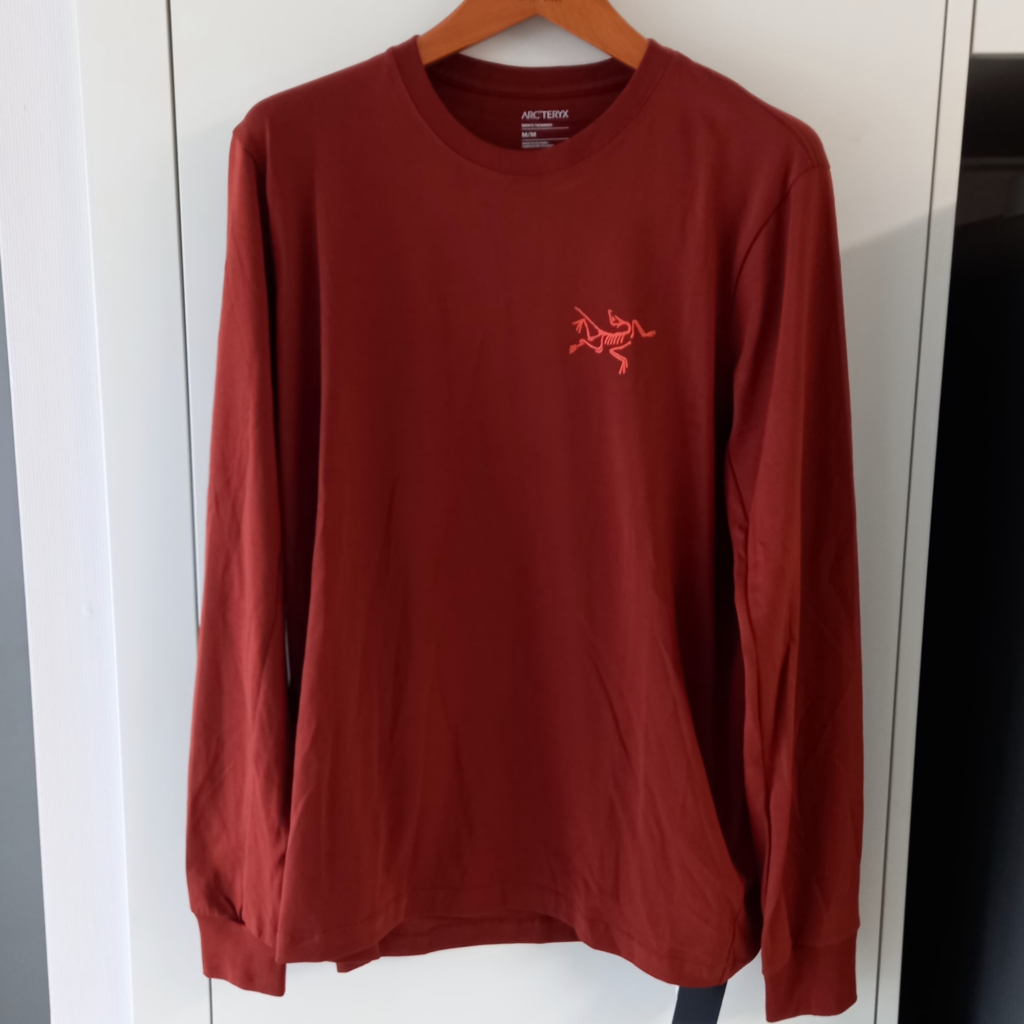 Arc'teryx Arc'Multi Bird Logo LS T-Shirt Sequoia Solaris 착용 스타일 - 3