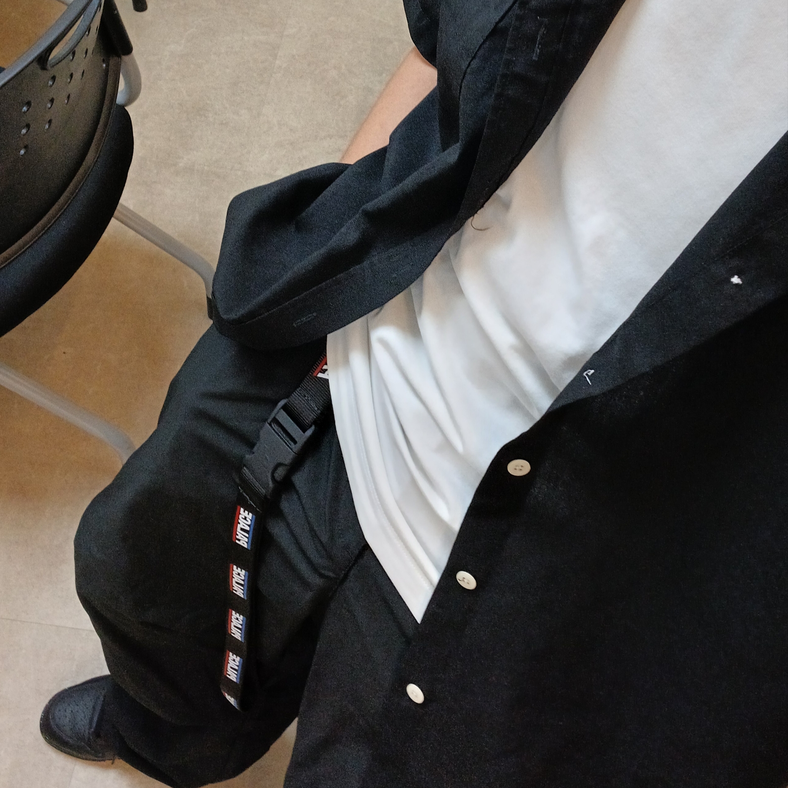 Nike x Undercover Dunk High 1985 Black, Palace Basically A Lanyard Black - 23SS 착용 스타일 - 1