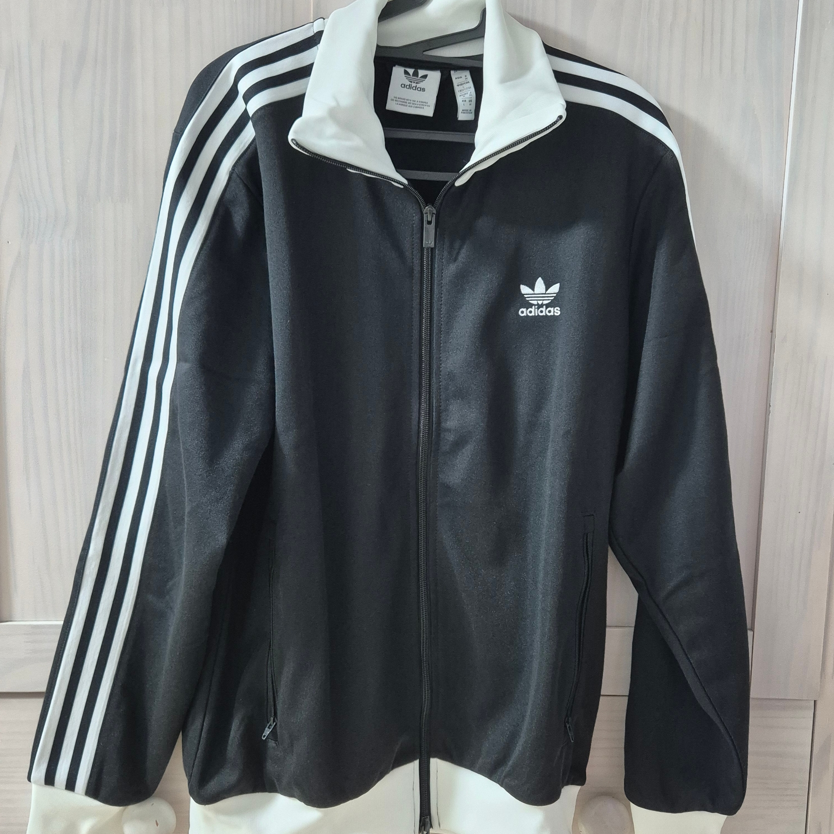 Adidas Adicolor Classics Beckenbauer Track Jacket Black - KR Sizing 착용 스타일