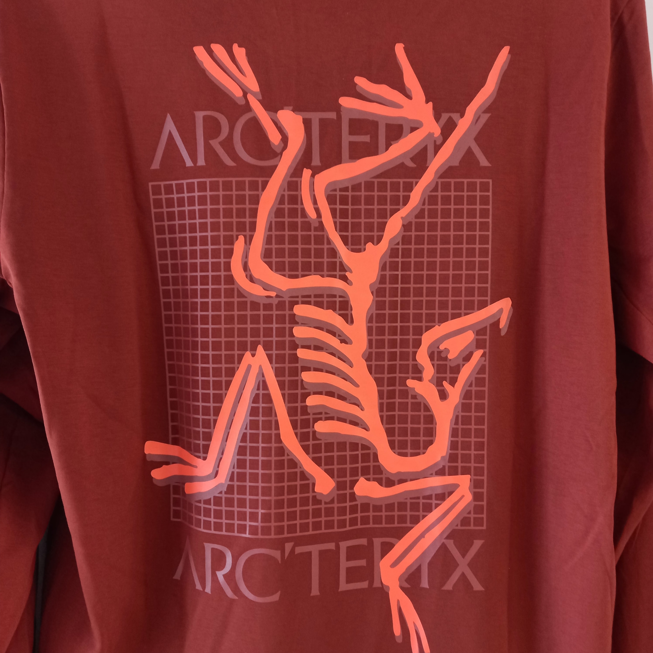 Arc'teryx Arc'Multi Bird Logo LS T-Shirt Sequoia Solaris 착용 스타일 - 2