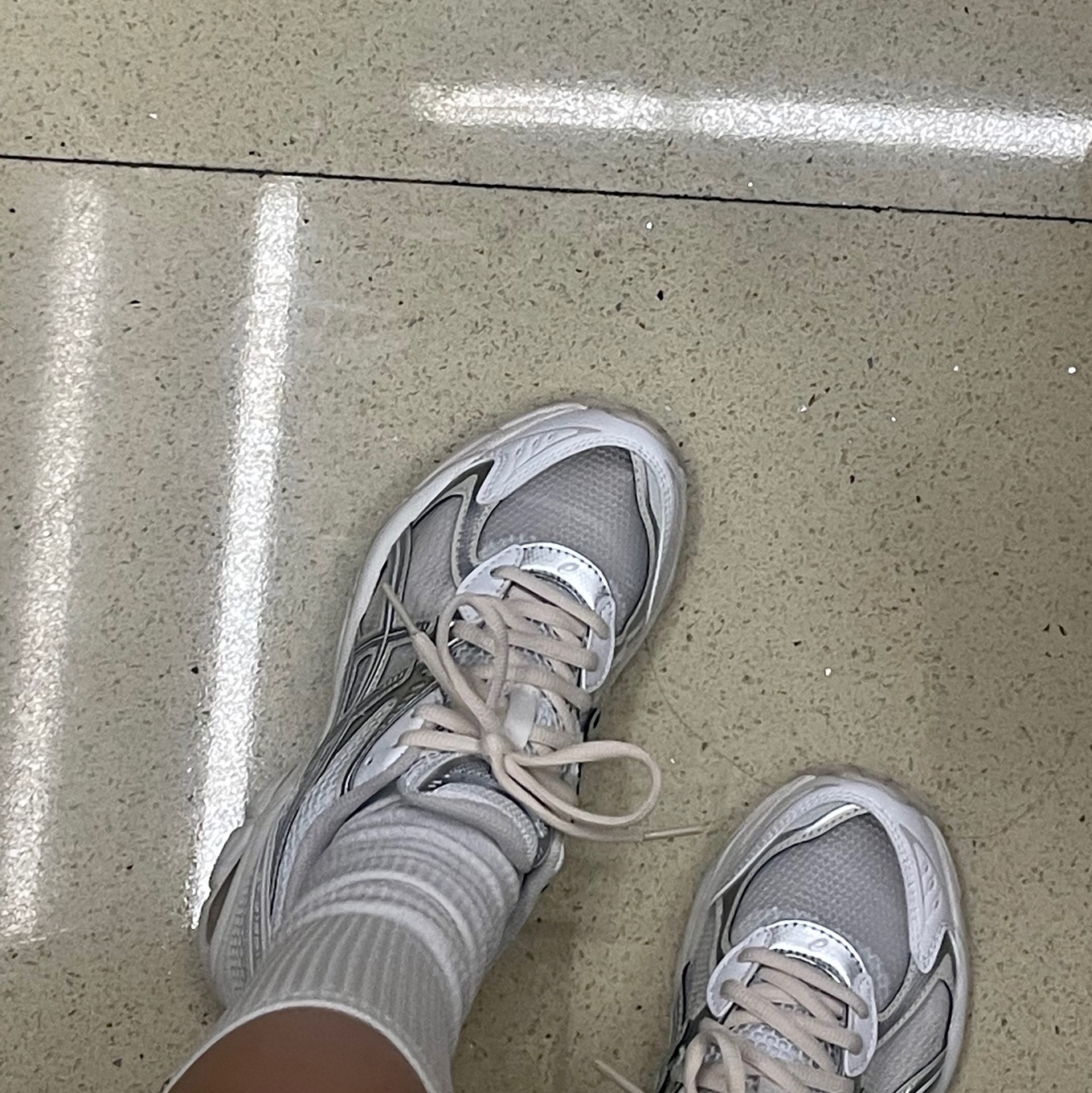 Asics x Above The Clouds GT-2160 White Pure Silver 착용 스타일