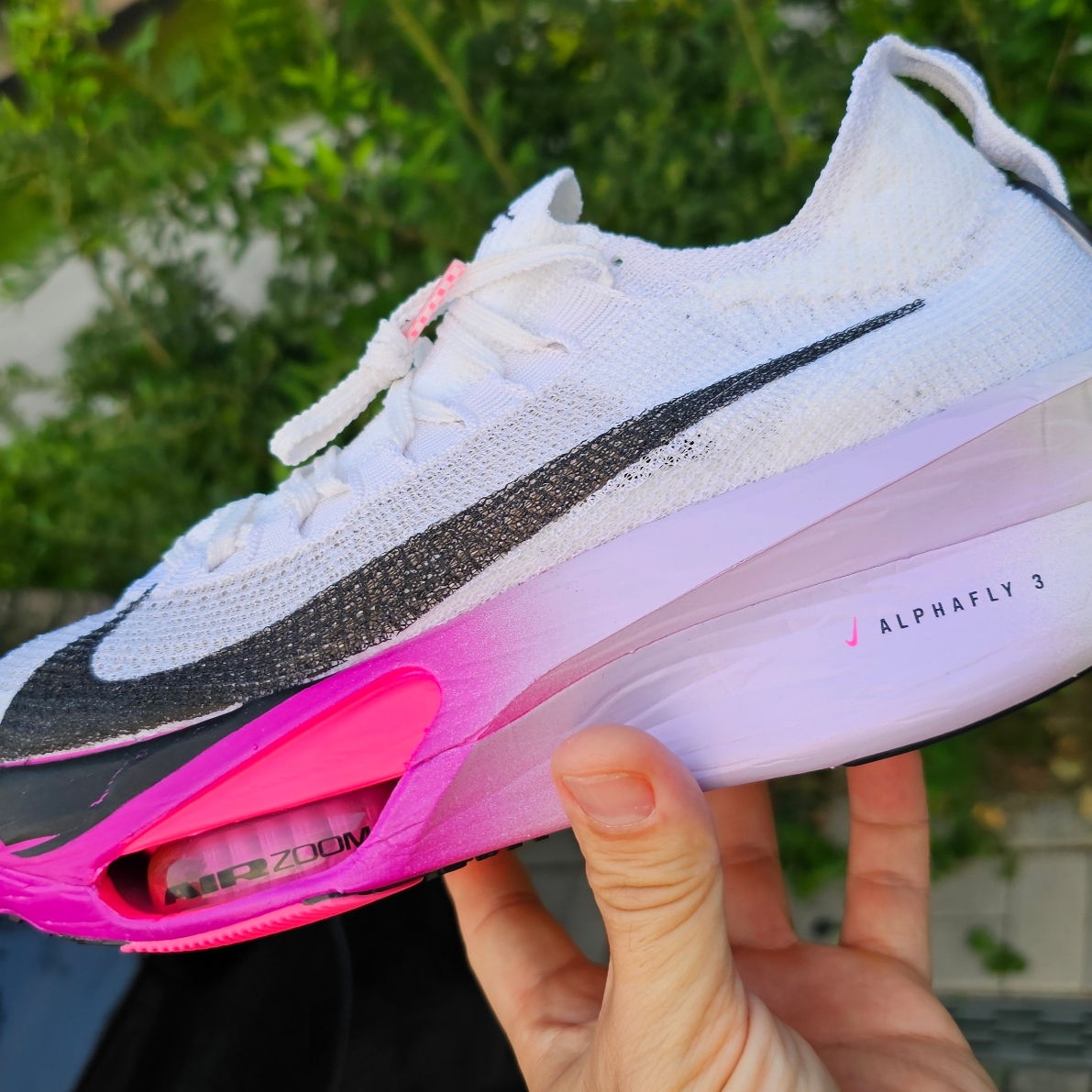 Nike Air Zoom Alphafly Next% 3 Hyper Pink 착용 스타일