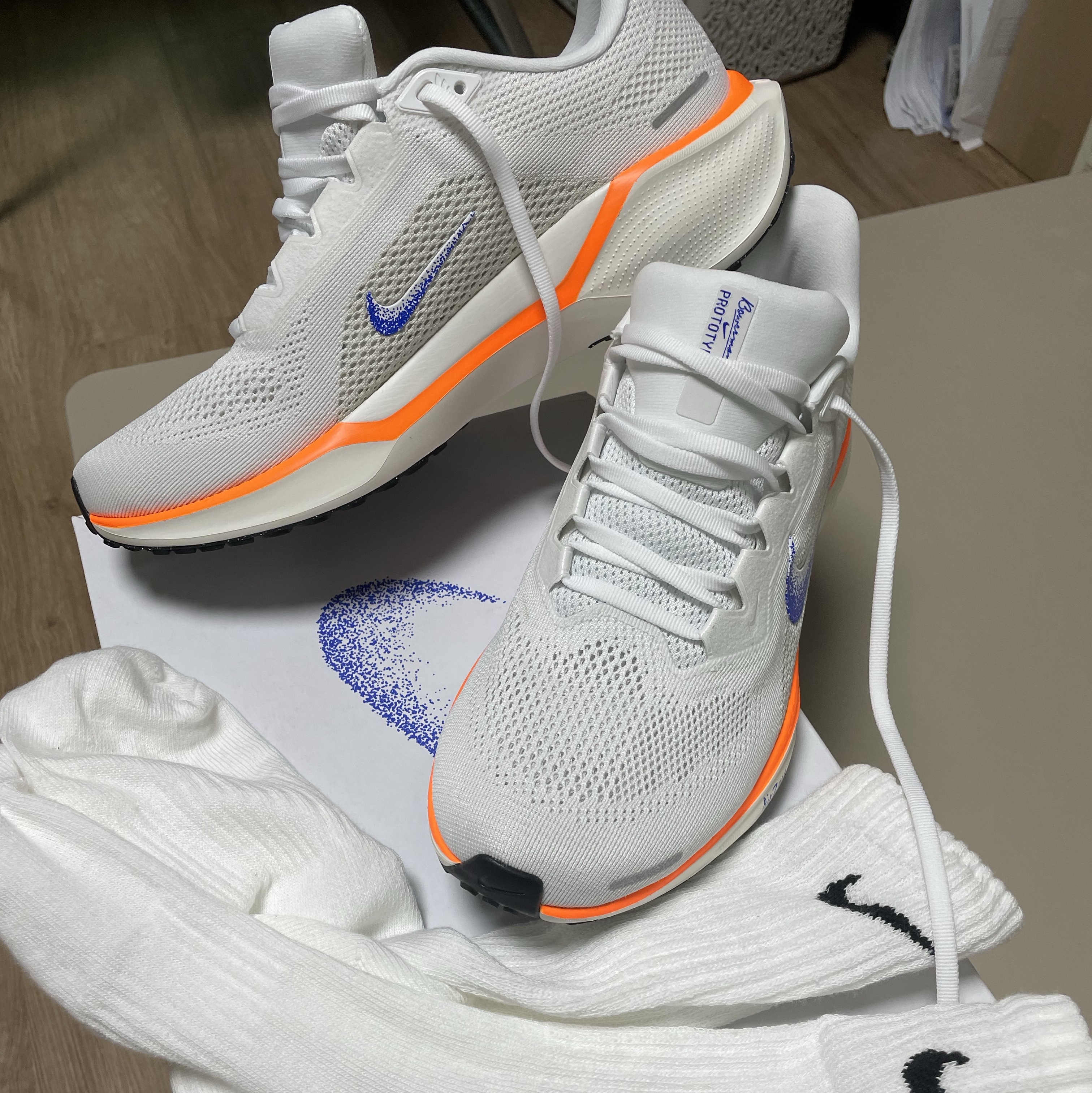 Nike Air Zoom Pegasus 41 Blueprint 착용 스타일