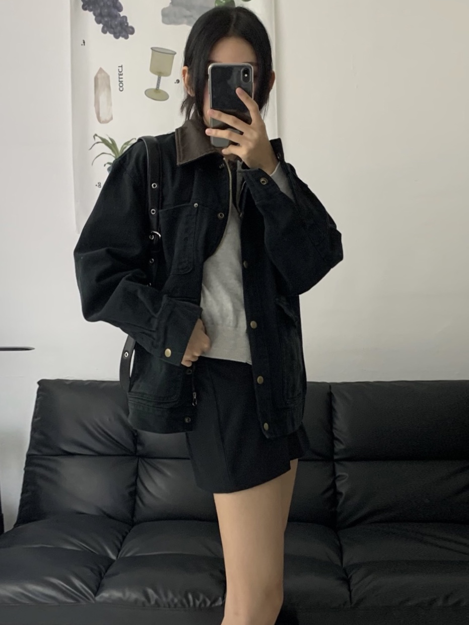 Matin Kim Madeleine Round Bag Black 착용 스타일 - 3
