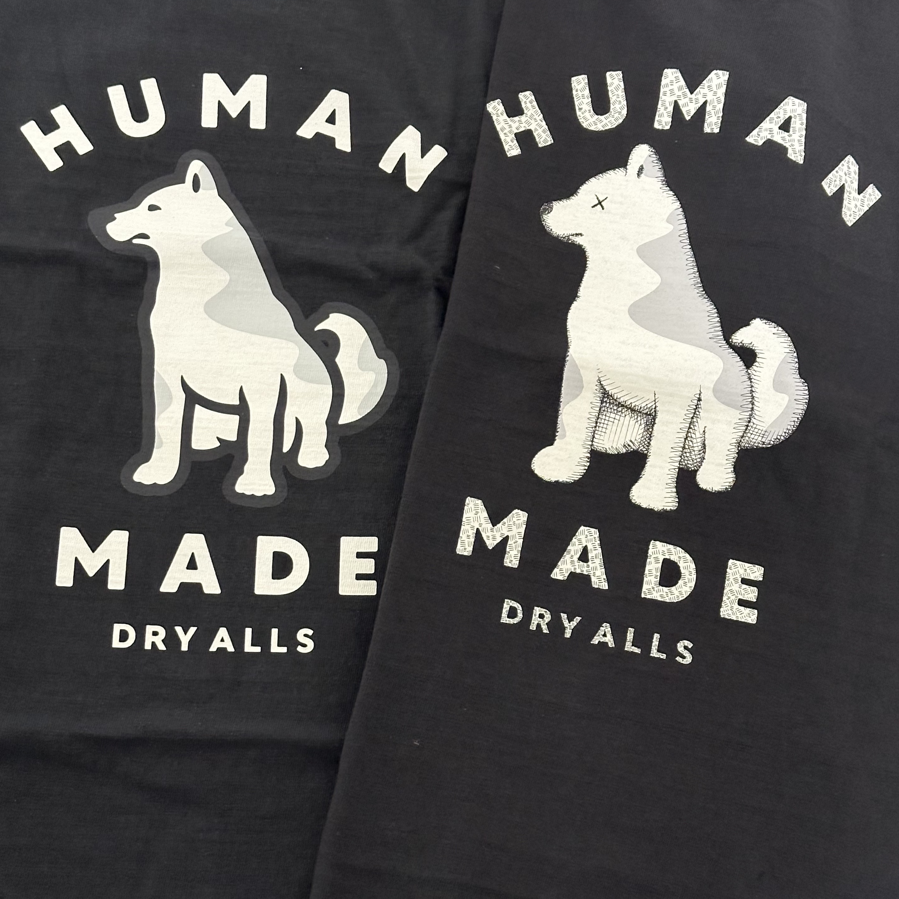 Human Made x Kaws Graphic T-Shirt Black - Seoul Store Exclusive, Human Made Worksout 20th Anniversary Jindo Dog Graphic T-Shirt Black 착용 스타일 - 1