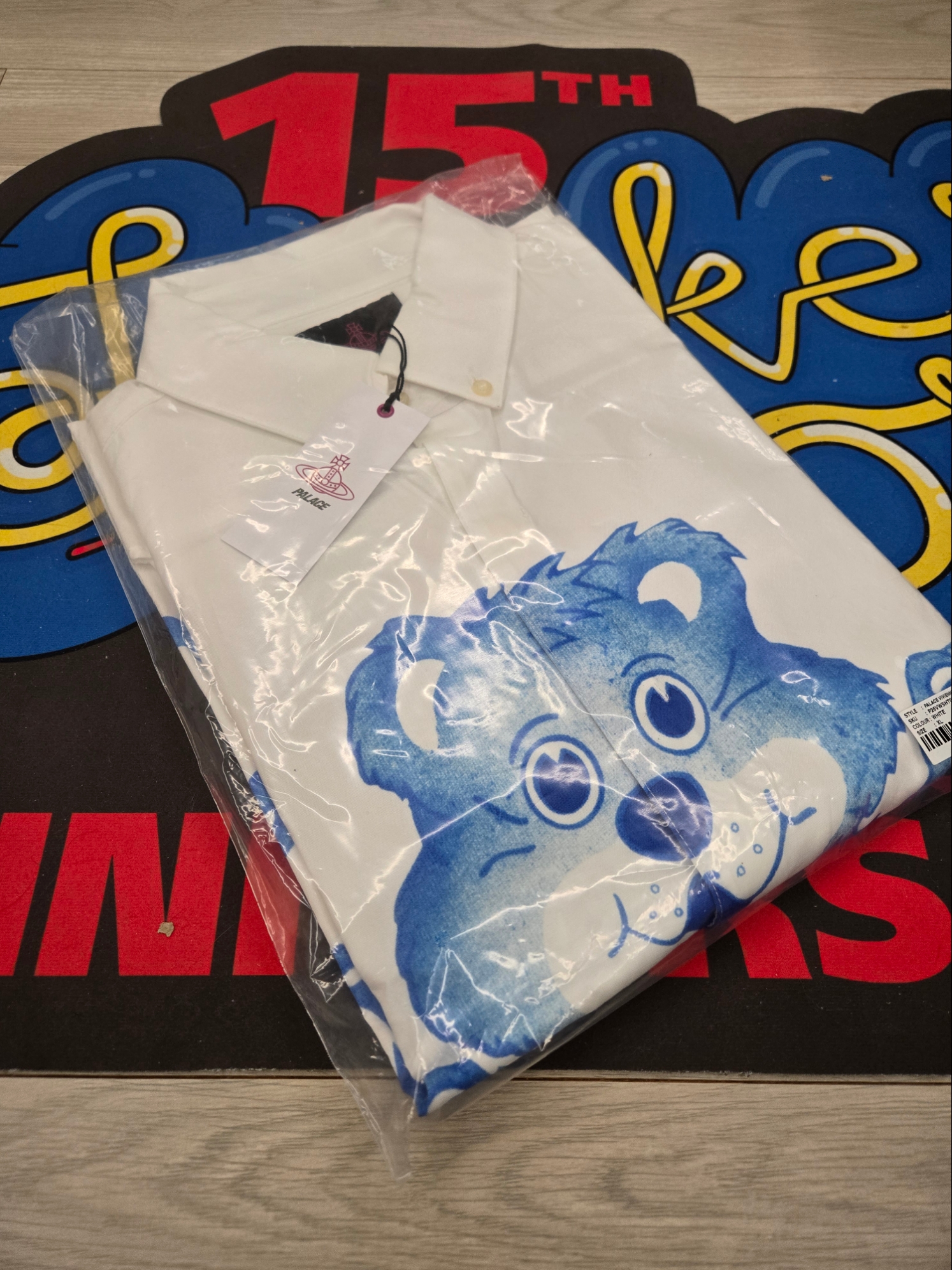 Palace x Vivienne Westwood Panel Shirt White - 24FW 착용 스타일