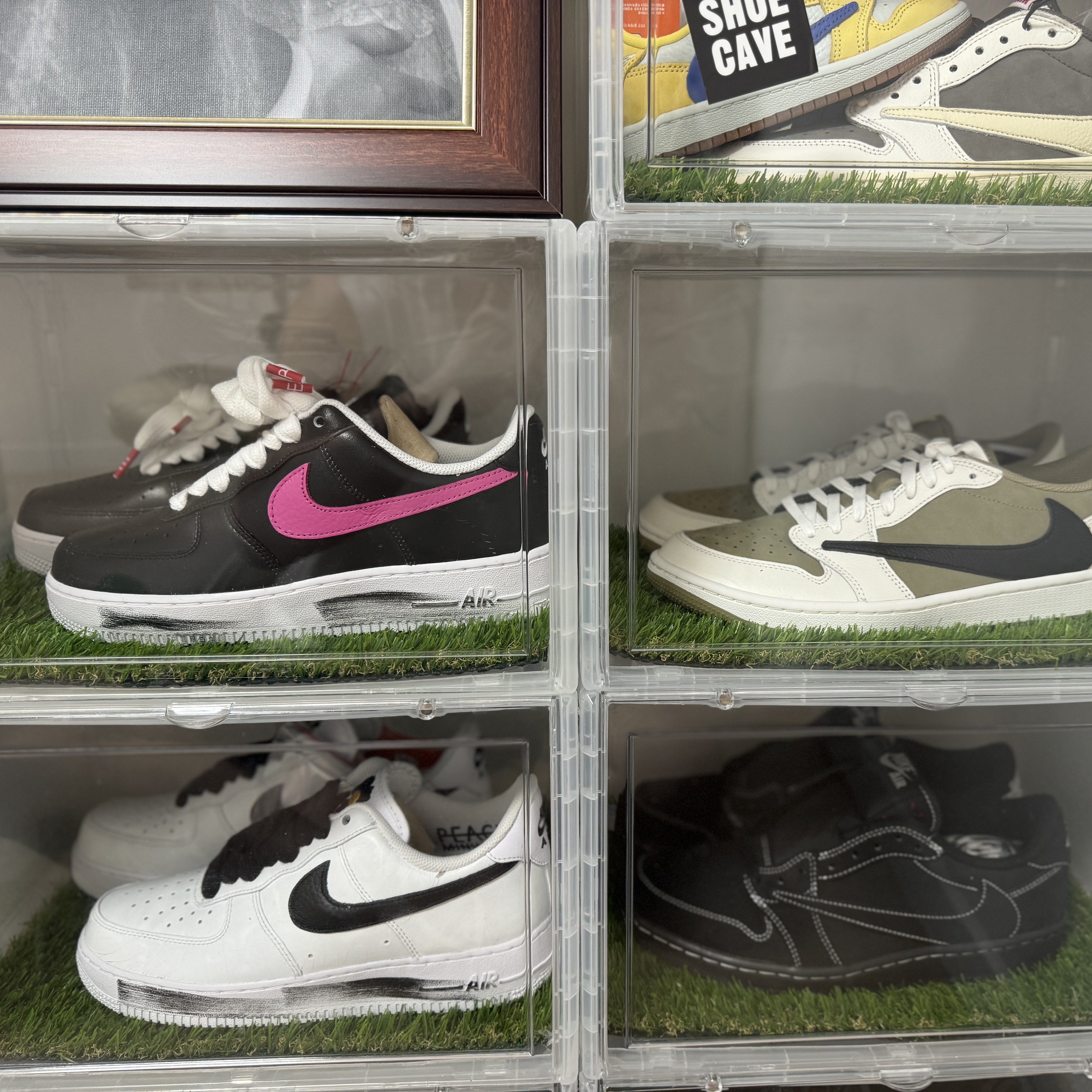 Nike x Peaceminusone Air Force 1 Low Para-Noise 3.0 Black and Multicolor, Nike x Peaceminusone Air Force 1 Low Para-Noise 2.0 착용 스타일