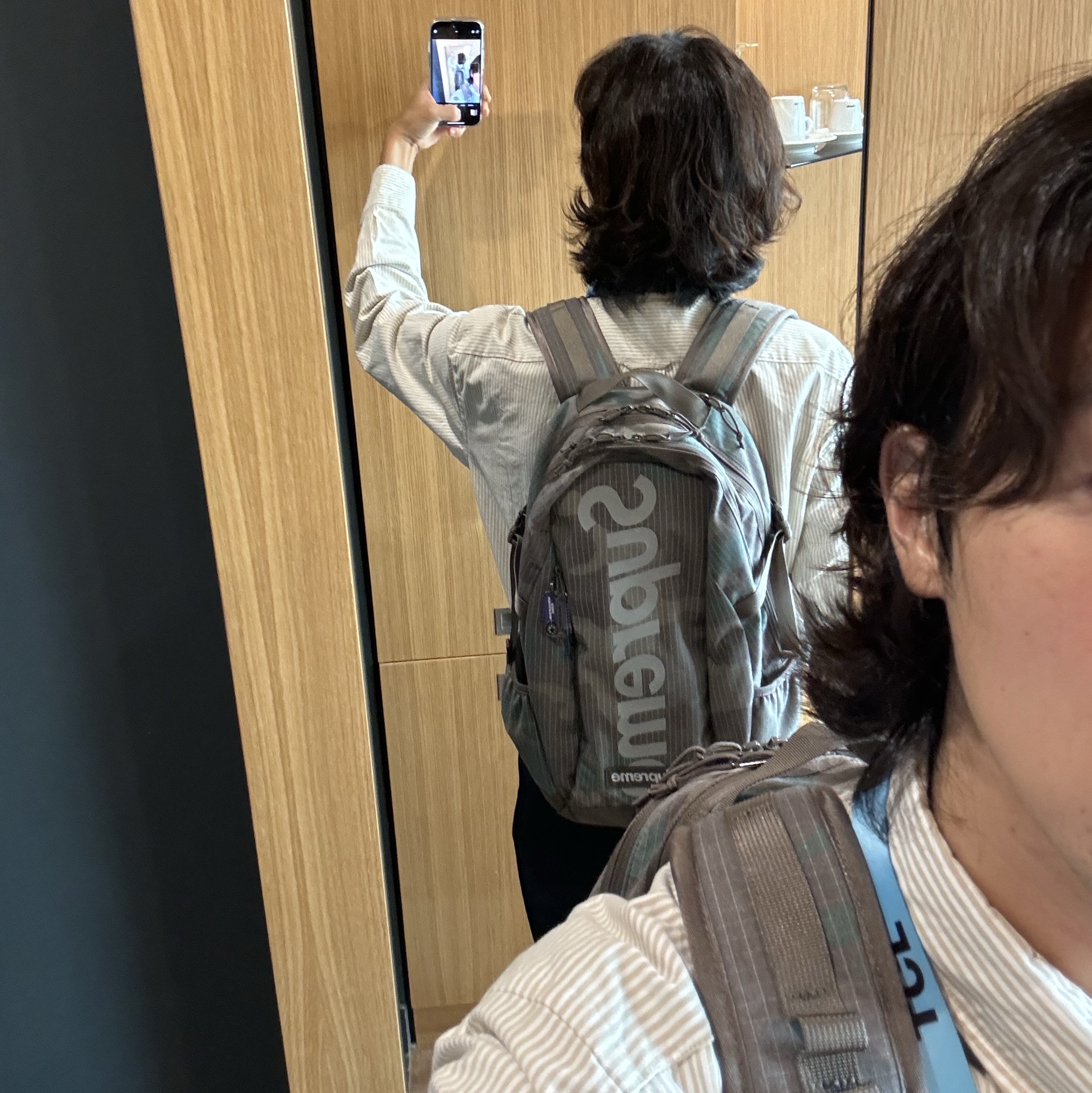 Supreme Backpack Woodland Camo - 24SS 착용 스타일 - 2