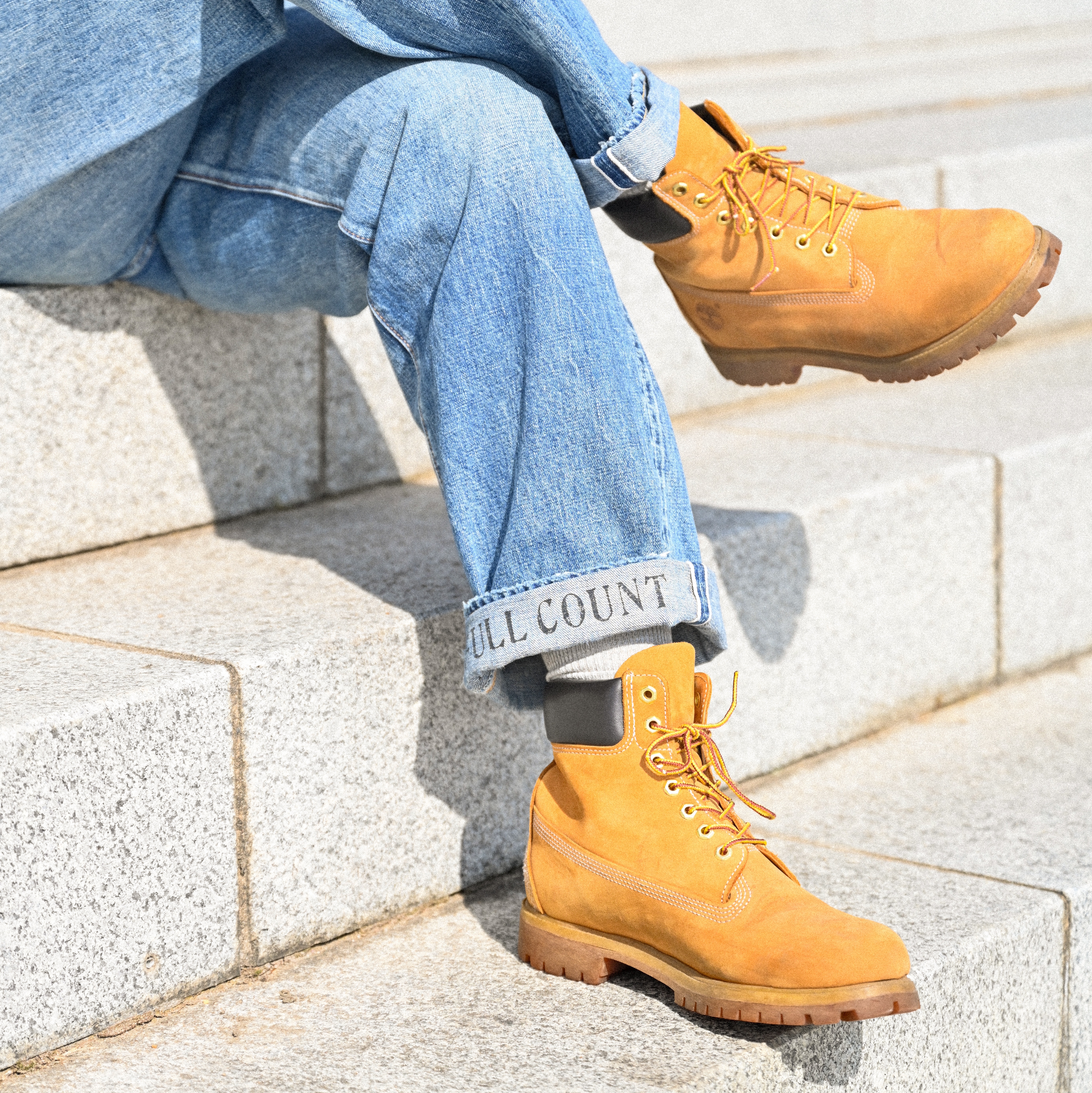 Timberland Premium 6 inch Waterproof Boot Wheat Nubuck - Wide 착용 스타일 - 2