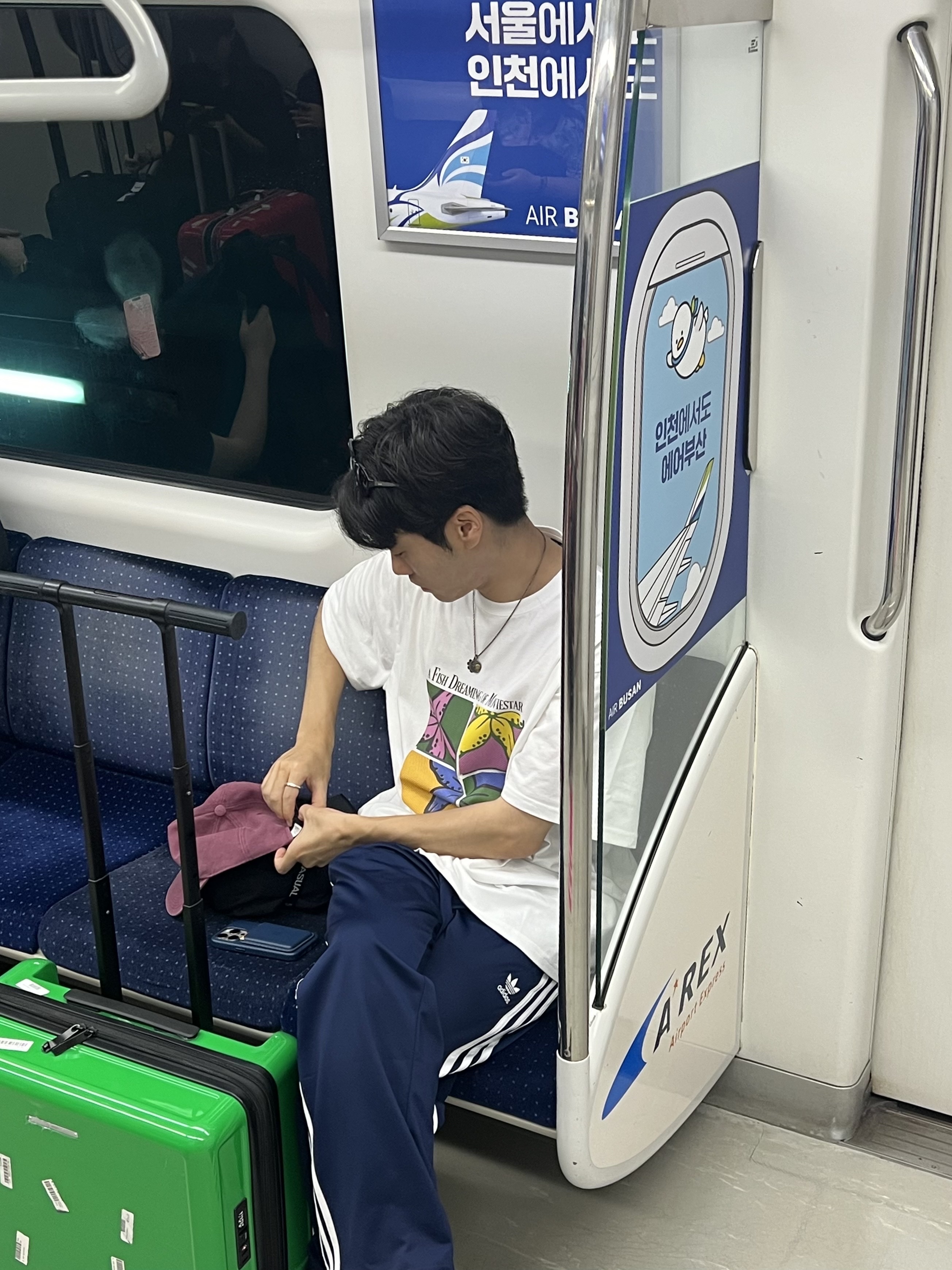 Adidas Adicolor Classics Firebird Track Pants Night Indigo - KR Sizing 착용 스타일 - 2