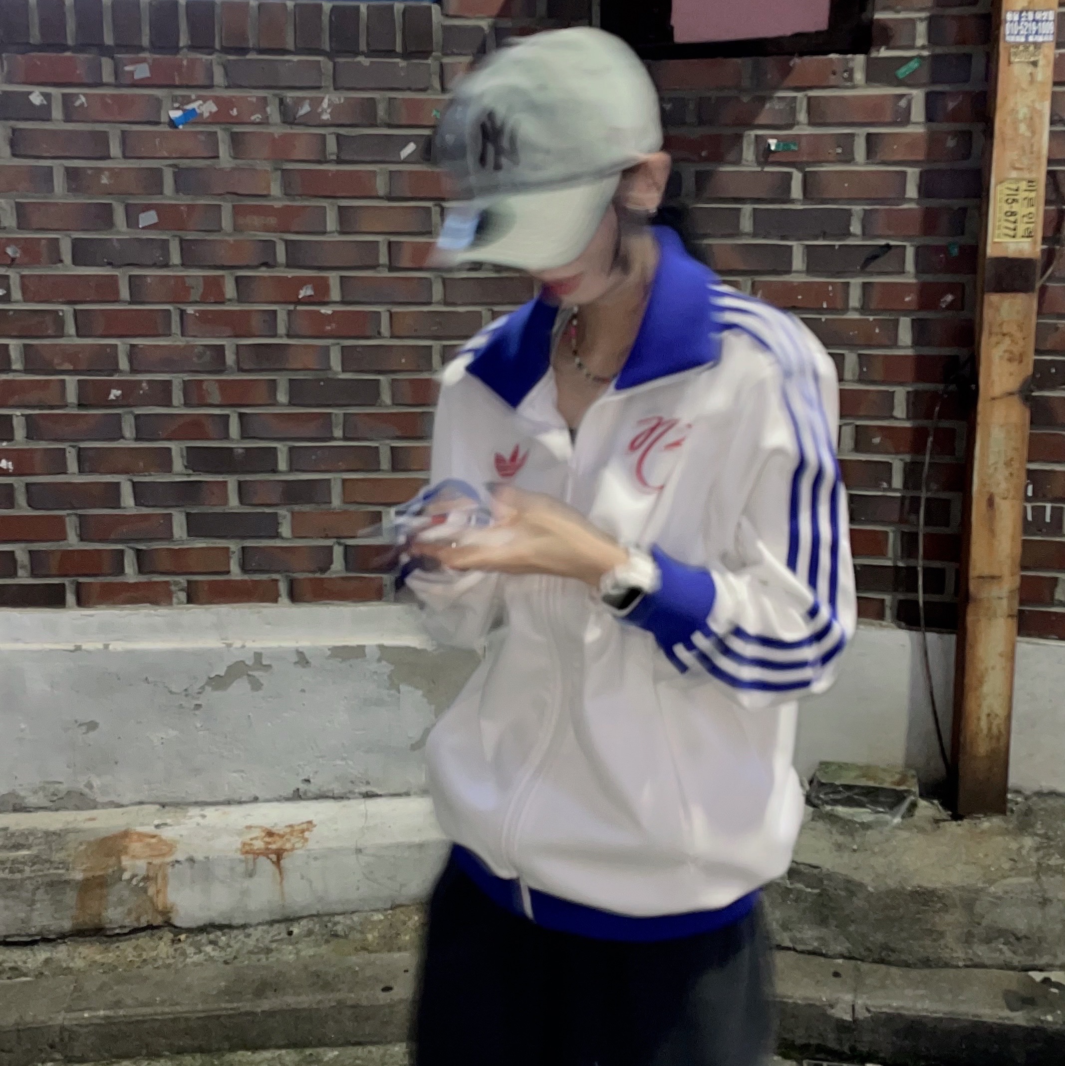 Adidas Jude Bellingham Sports Jacket White - KR Sizing 착용 스타일 - 3