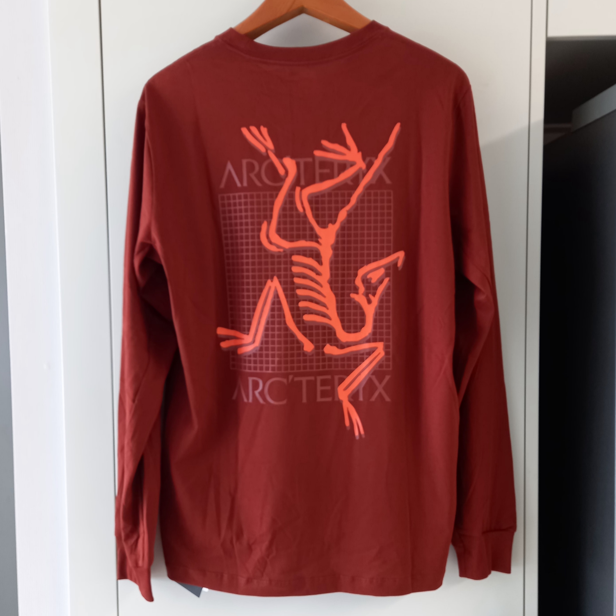 Arc'teryx Arc'Multi Bird Logo LS T-Shirt Sequoia Solaris 착용 스타일 - 1