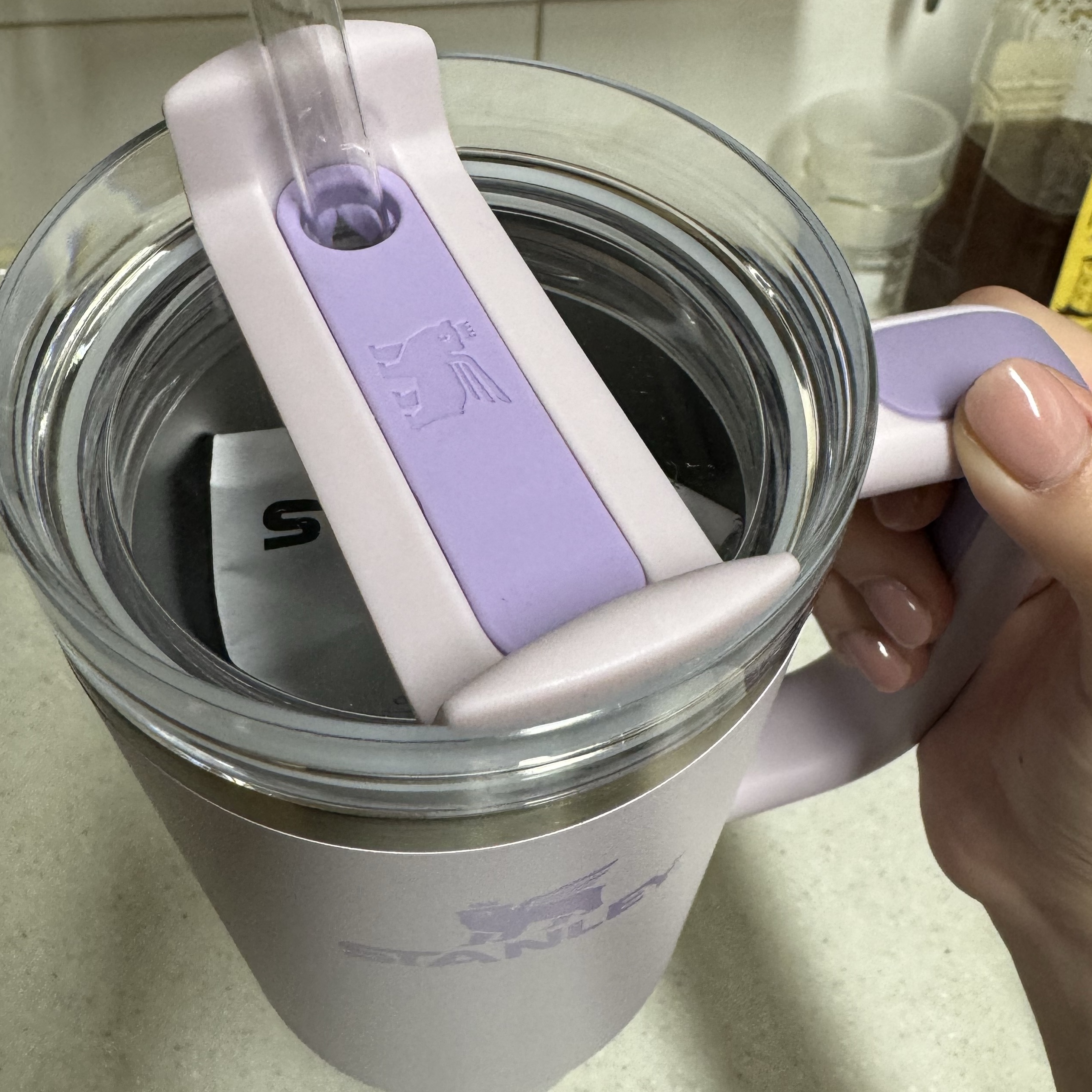 Stanley The Quencher H2.0 Flowstate Tumbler 887ml Orchid 착용 스타일 - 2