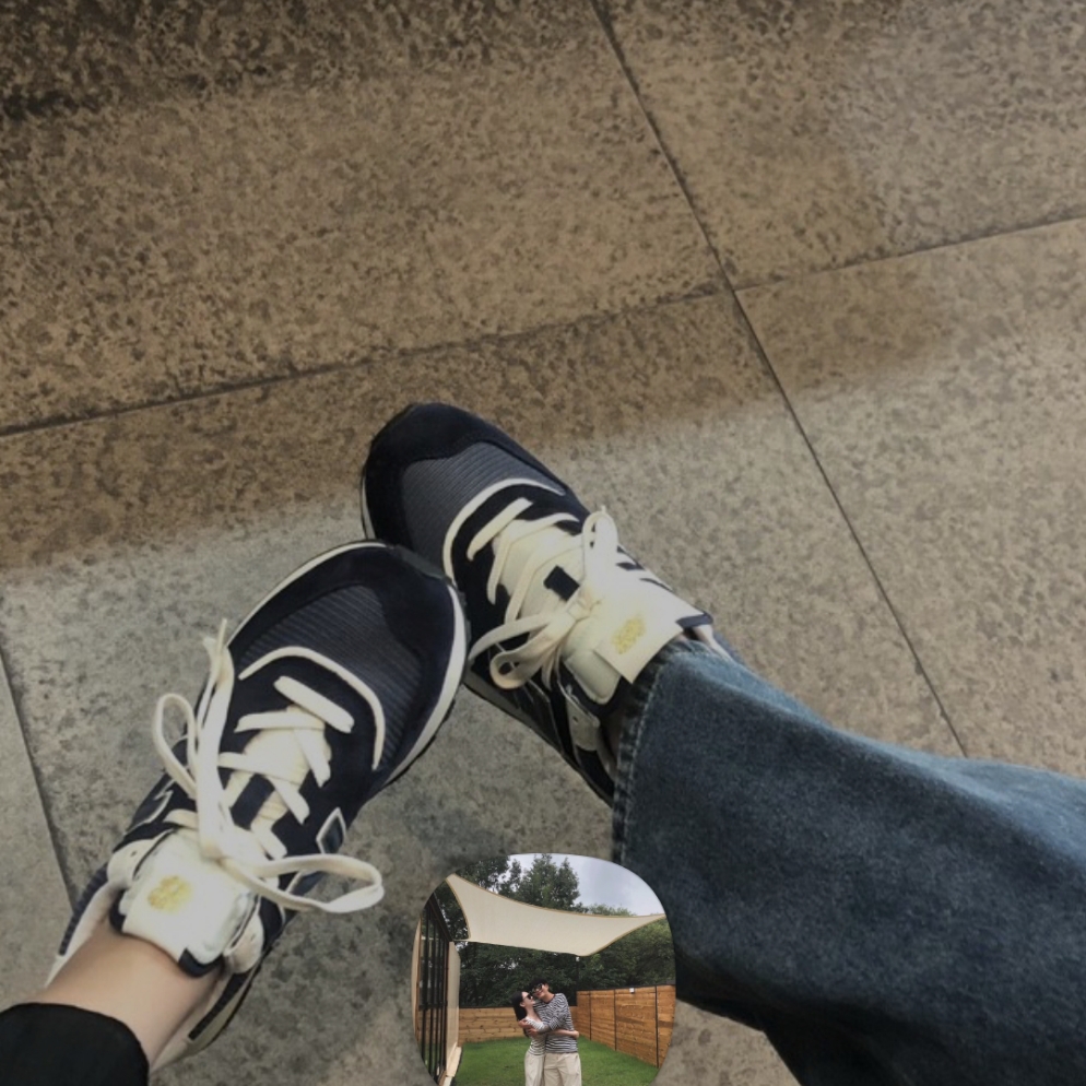 New Balance 574 Legacy Navy 착용 스타일