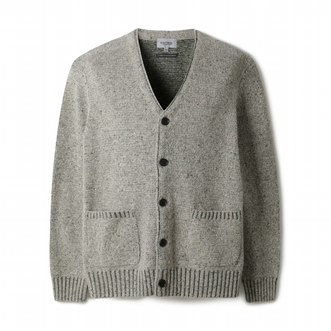 시리즈 수입 원사 빈티지 Y 가디건 그레이(SERIES Vintage Y Cardigan Gray) - 2