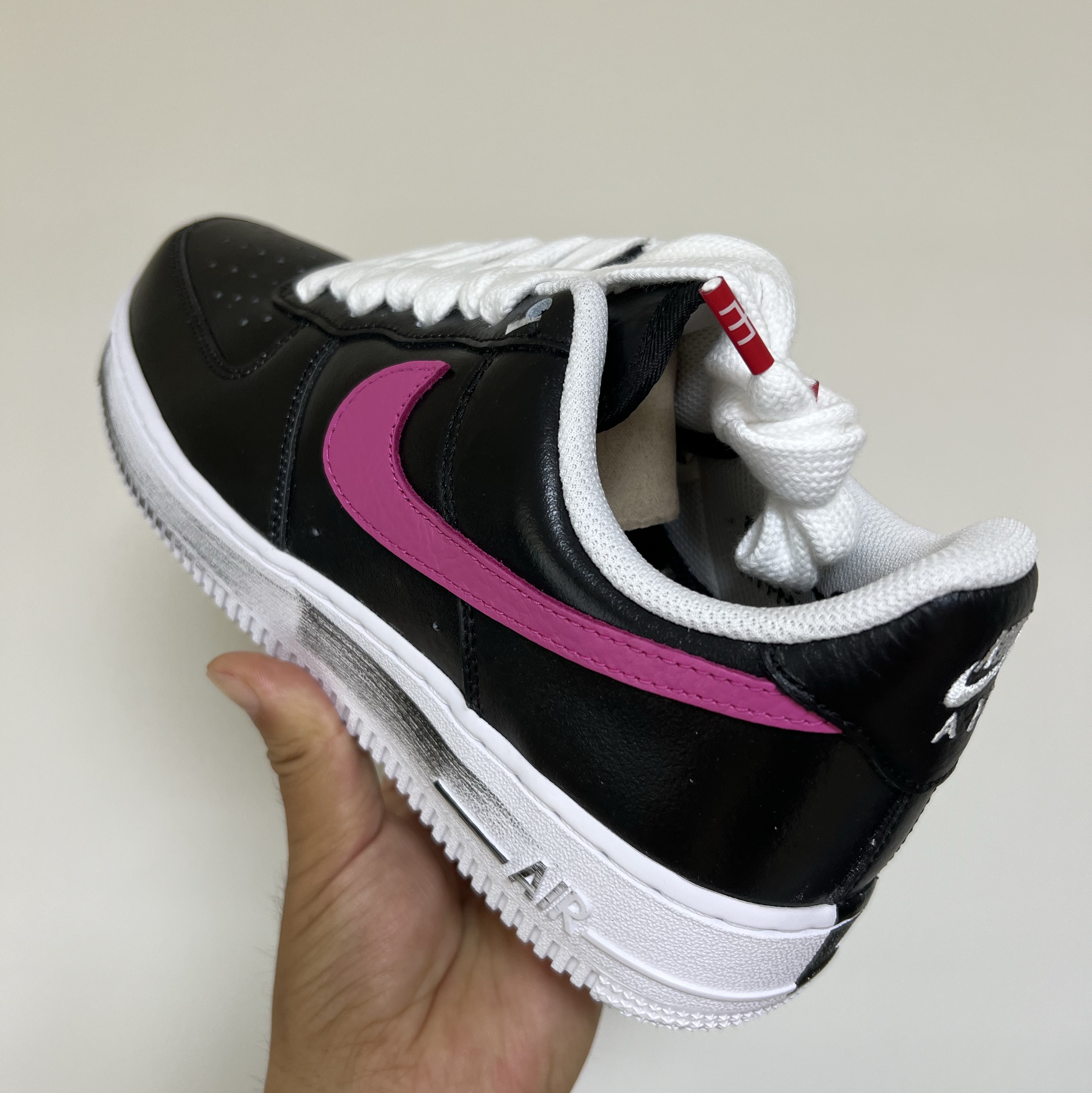 Nike x Peaceminusone Air Force 1 Low Para-Noise 3.0 Black and Multicolor 착용 스타일 - 2