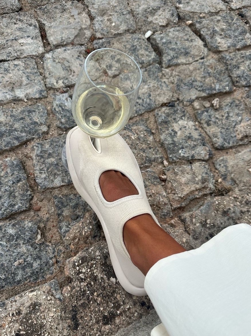 Tabi Women Sandal Off White - 24FW 착용 스타일 - 1