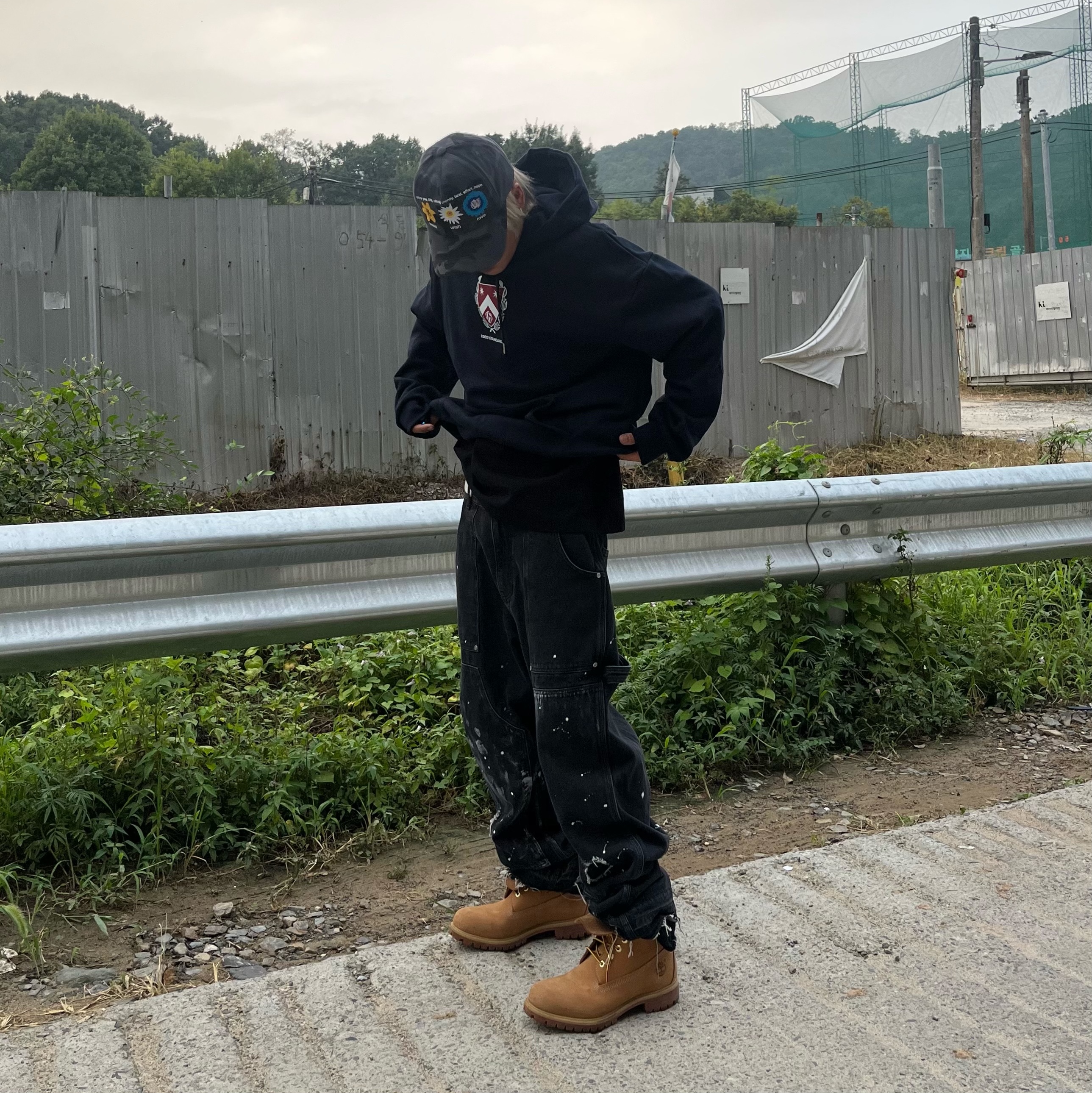 Wapworks Work Double Knee Carpenter Pants, Timberland Premium 6 inch Waterproof Boot Wheat Nubuck - Wide 착용 스타일 - 5