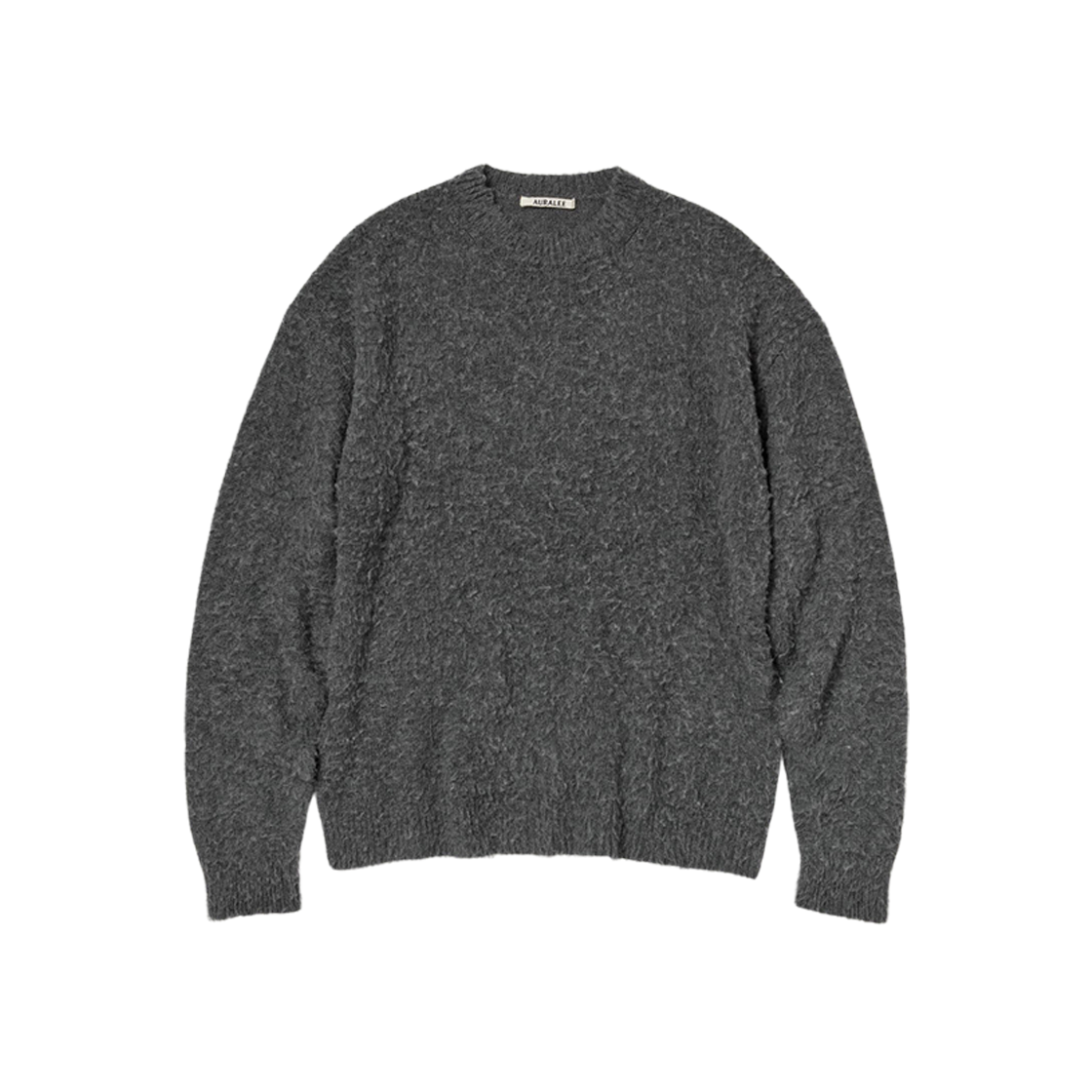 Auralee Brushed Wool Cashmere Silk Knit P/O Gray 상세 이미지 1