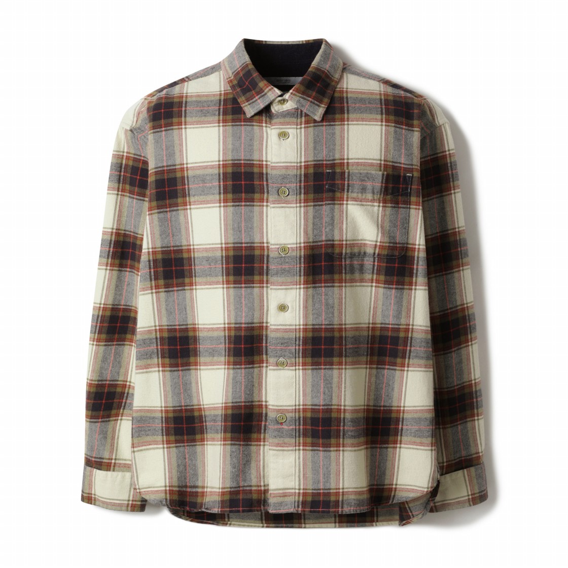 시리즈 브라운 핀 체크셔츠 브라운(SERIES Brown Pin Check Shirt Brown) - 2