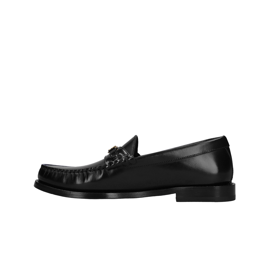 (W) 셀린느 루코 로퍼 폴리쉬드 불 블랙((W) Celine Luco Loafer in Polished Bull Black) - 3