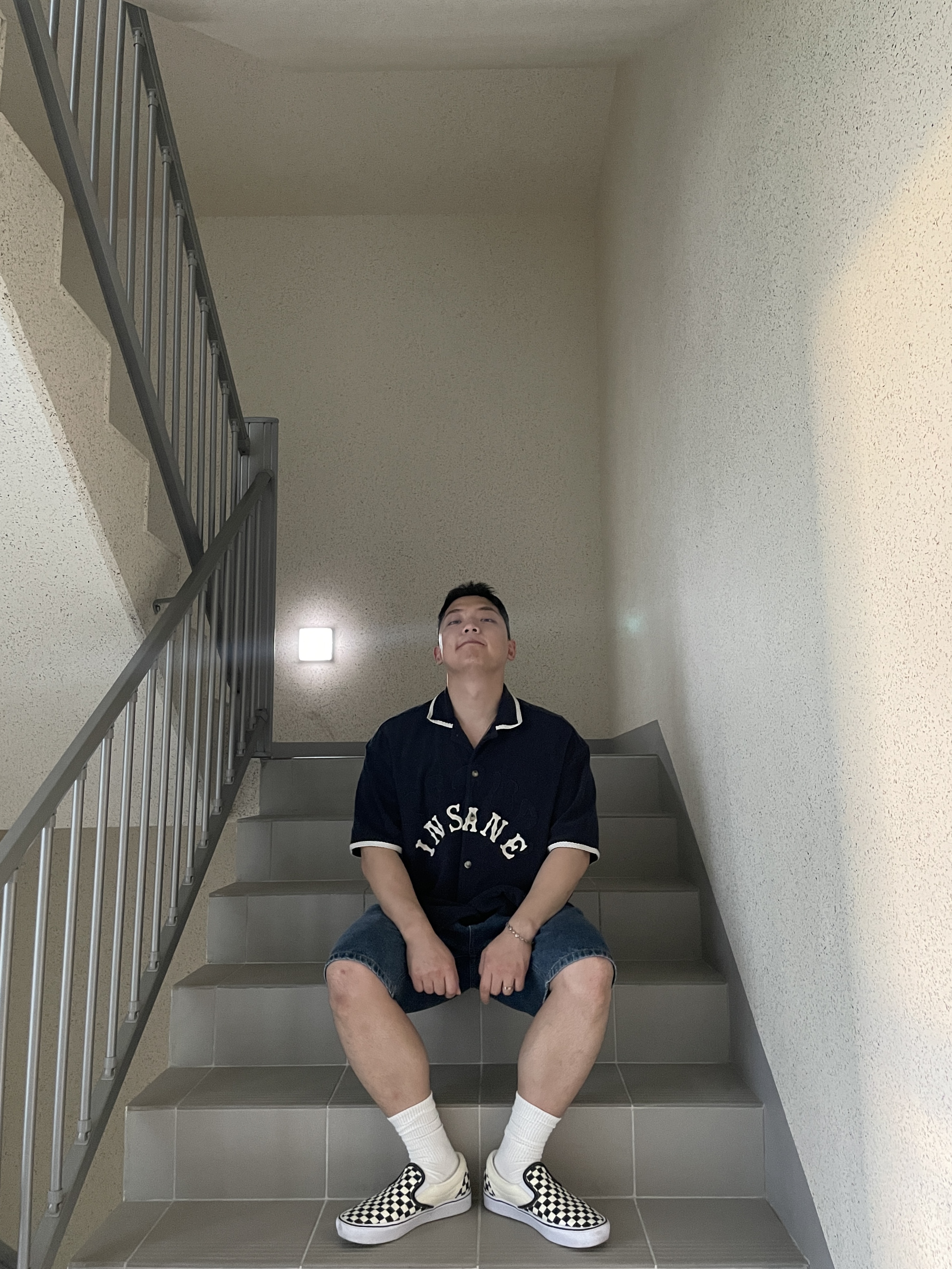 Vans Slip-On ComfyCush Checkerboard, [프리오더] Polyteru 925 Silver Bracelet 001 (Cross & Hanabi Lemon) 착용 스타일 - 4