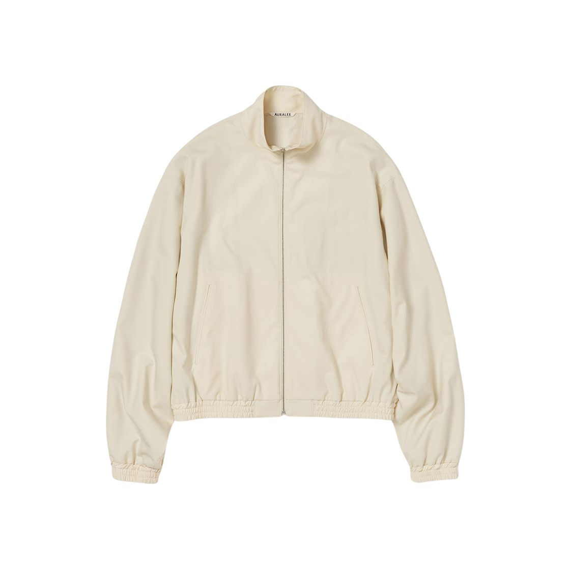 Auralee Super Fine Tropical Wool Zip Blouson Ivory Beige 상세 이미지 1