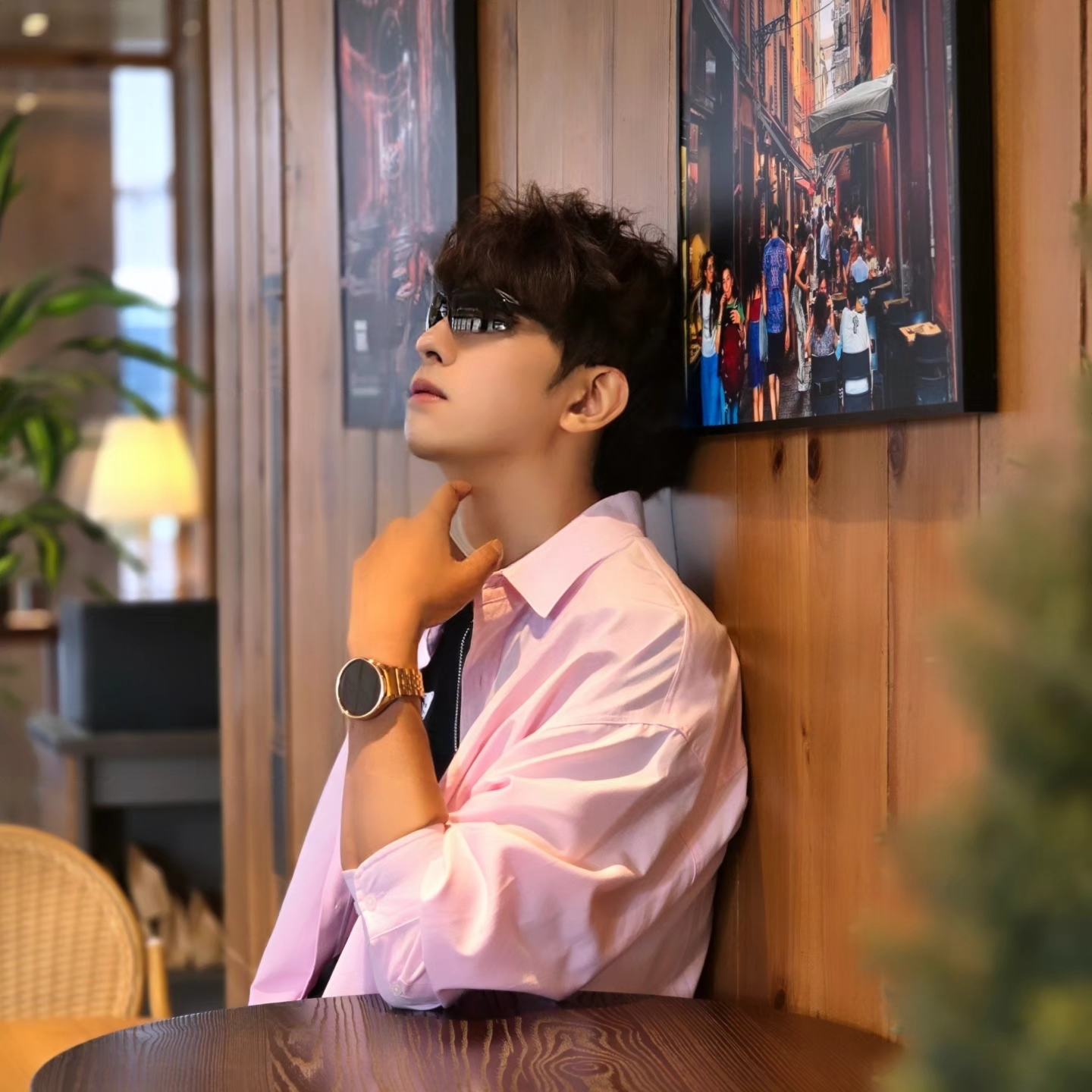 Samsung Galaxy Watch6 44mm LTE Silver (Korean Ver.), Millo Archive Minimalist Bermuda Half Pants Pine Green 착용 스타일 - 8