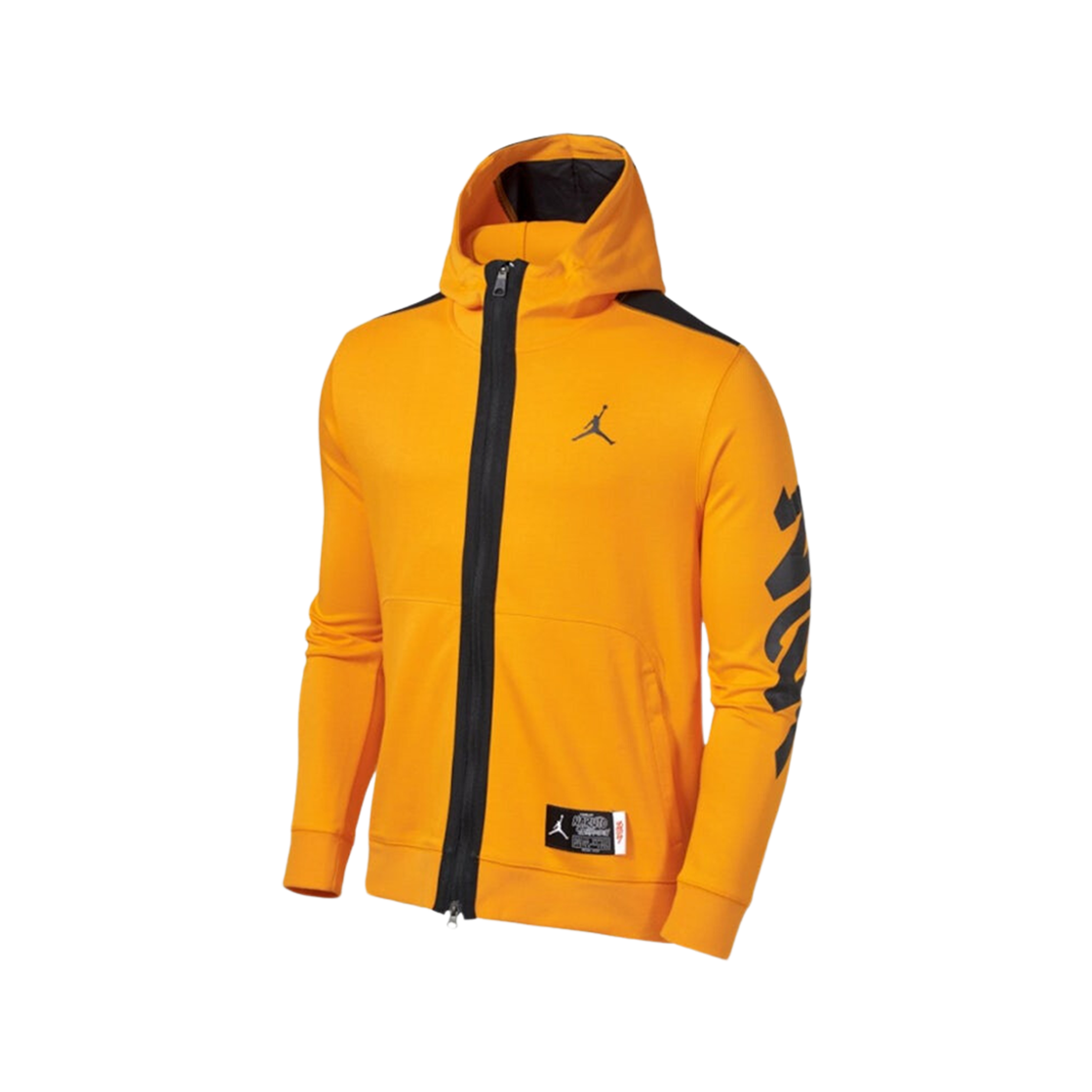 Jordan x Zion Naruto Full Zip Hooded Jacket Yellow - US/EU 상세 이미지 1