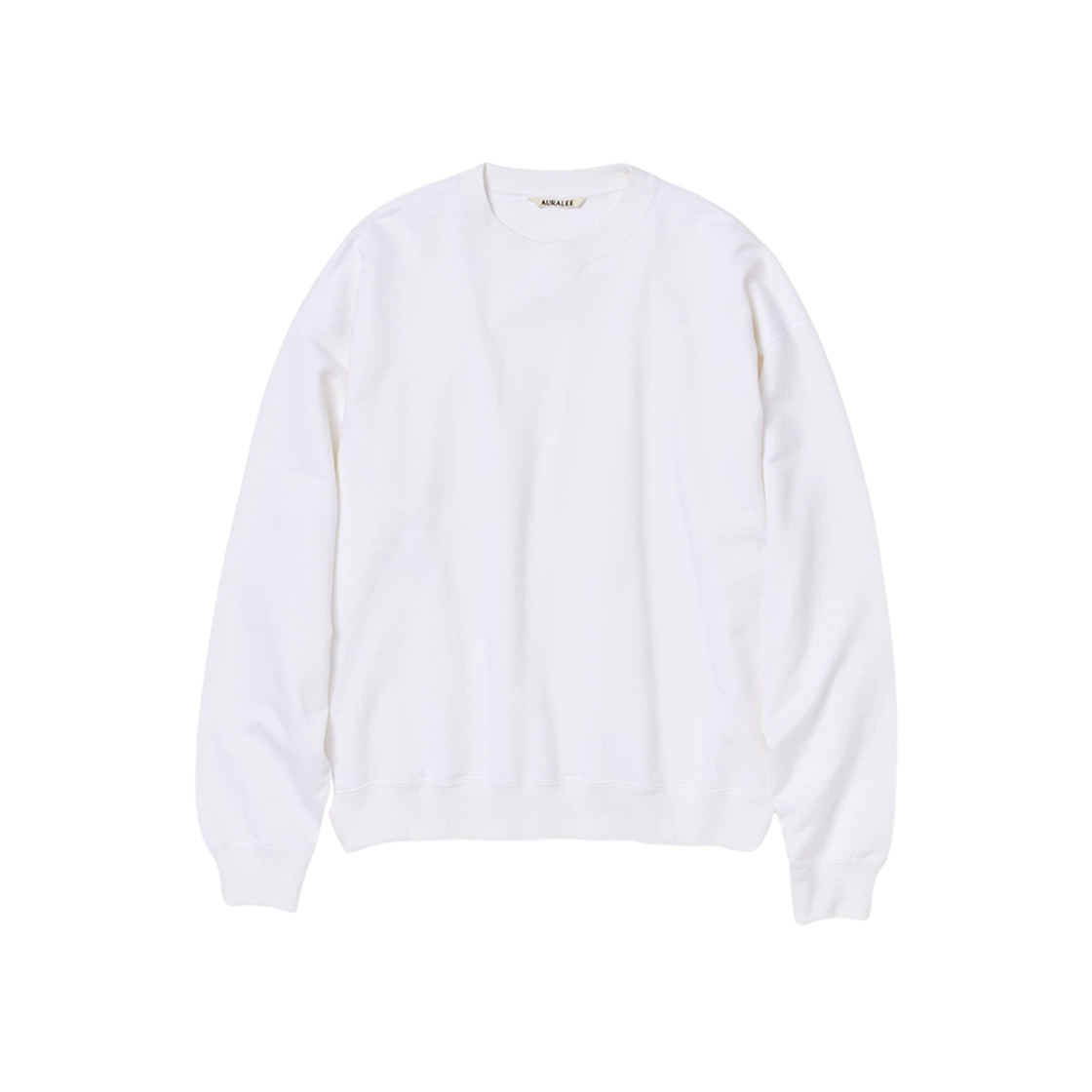 Auralee Pima Light Sweat P/O White 상세 이미지 1