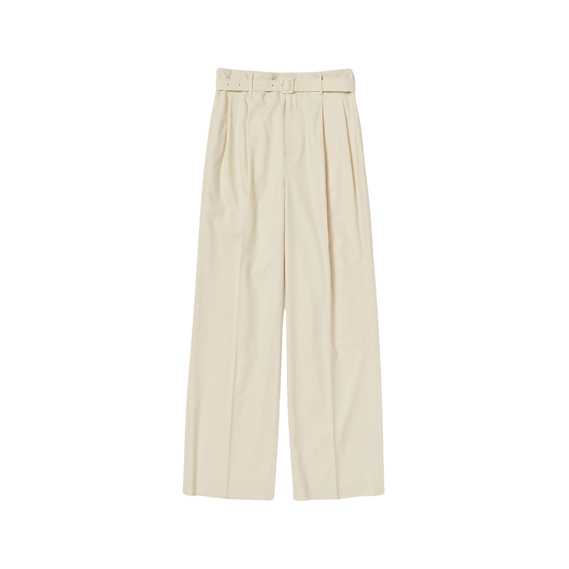 (W) Auralee Super Fine Tropical Wool Slacks Ivory Beige 상세 이미지 1