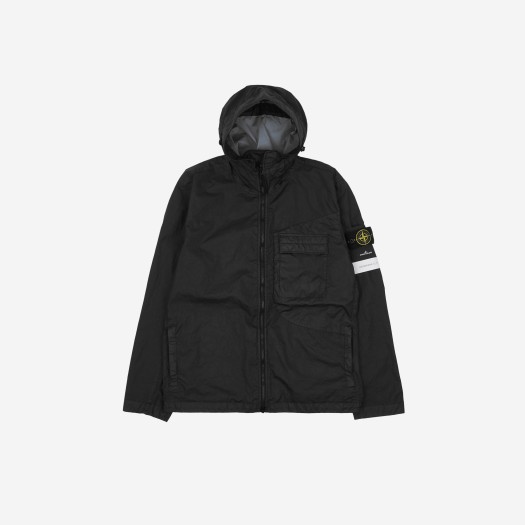 Stone Island 40223 Membrana 3L TC Garment Dyed Hooded Jacket Black - 22SS