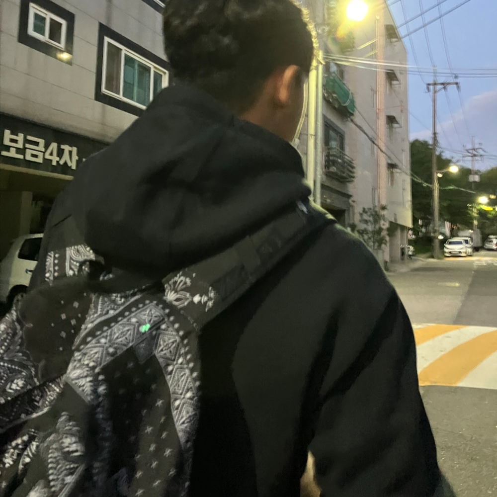 The North Face Big Shot Jet Black 착용 스타일 - 1