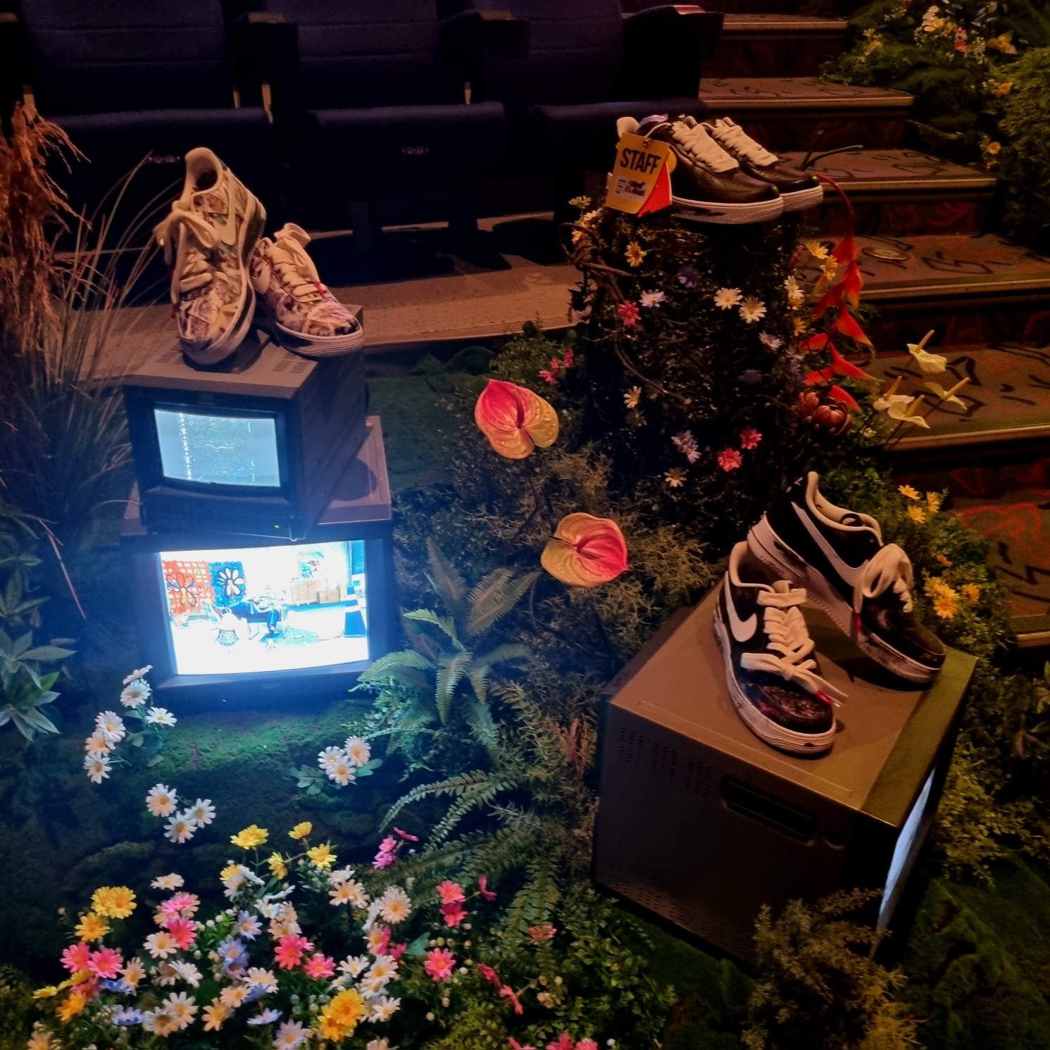Nike x Peaceminusone Air Force 1 Low Para-Noise 3.0 Black and Multicolor, Nike x Peaceminusone Air Force 1 Low Para-Noise 착용 스타일 - 3