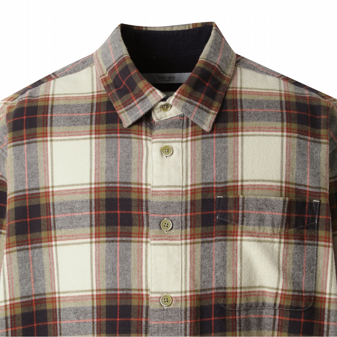 시리즈 브라운 핀 체크셔츠 브라운(SERIES Brown Pin Check Shirt Brown) - 4