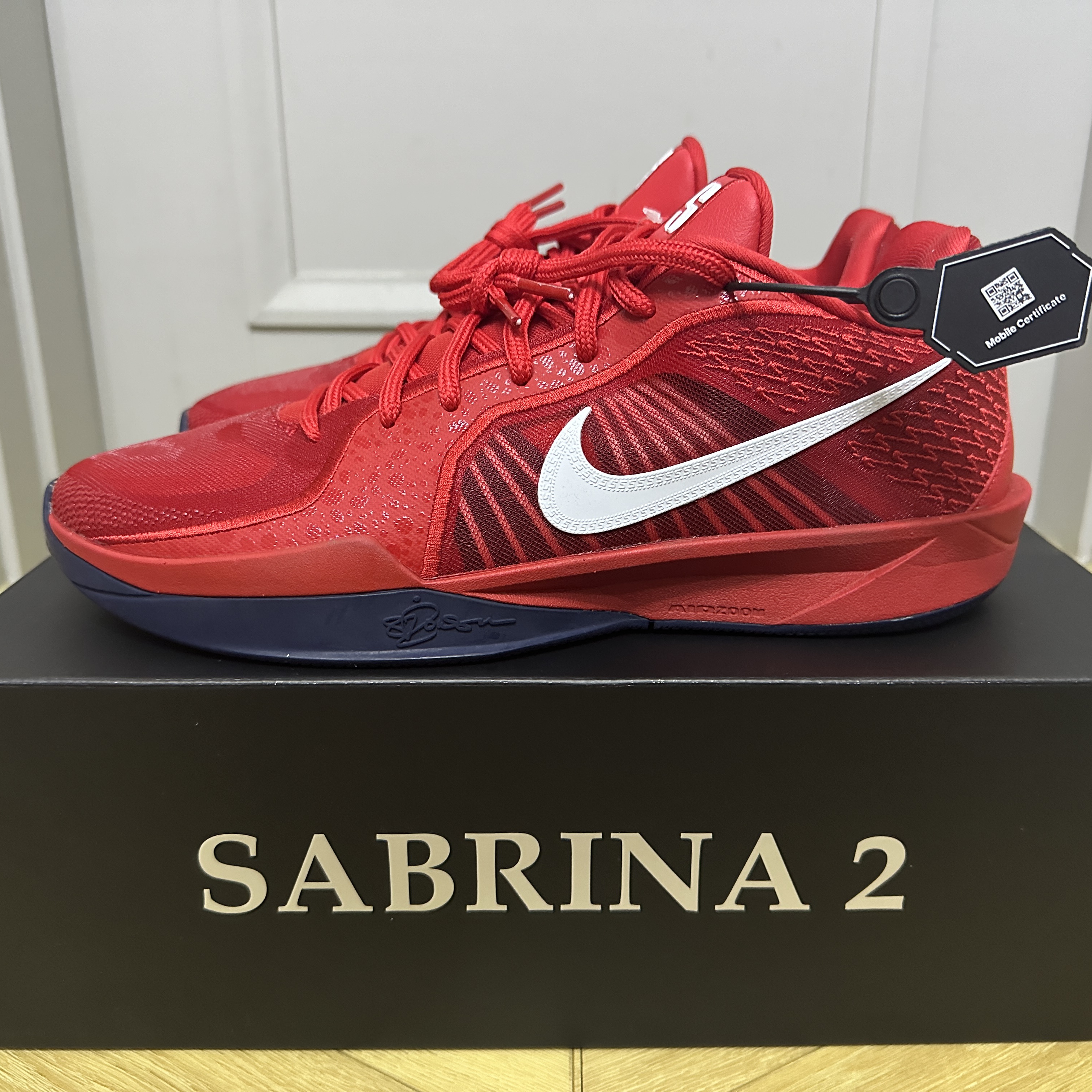 Nike Sabrina 2 EP Sport Red 착용 스타일