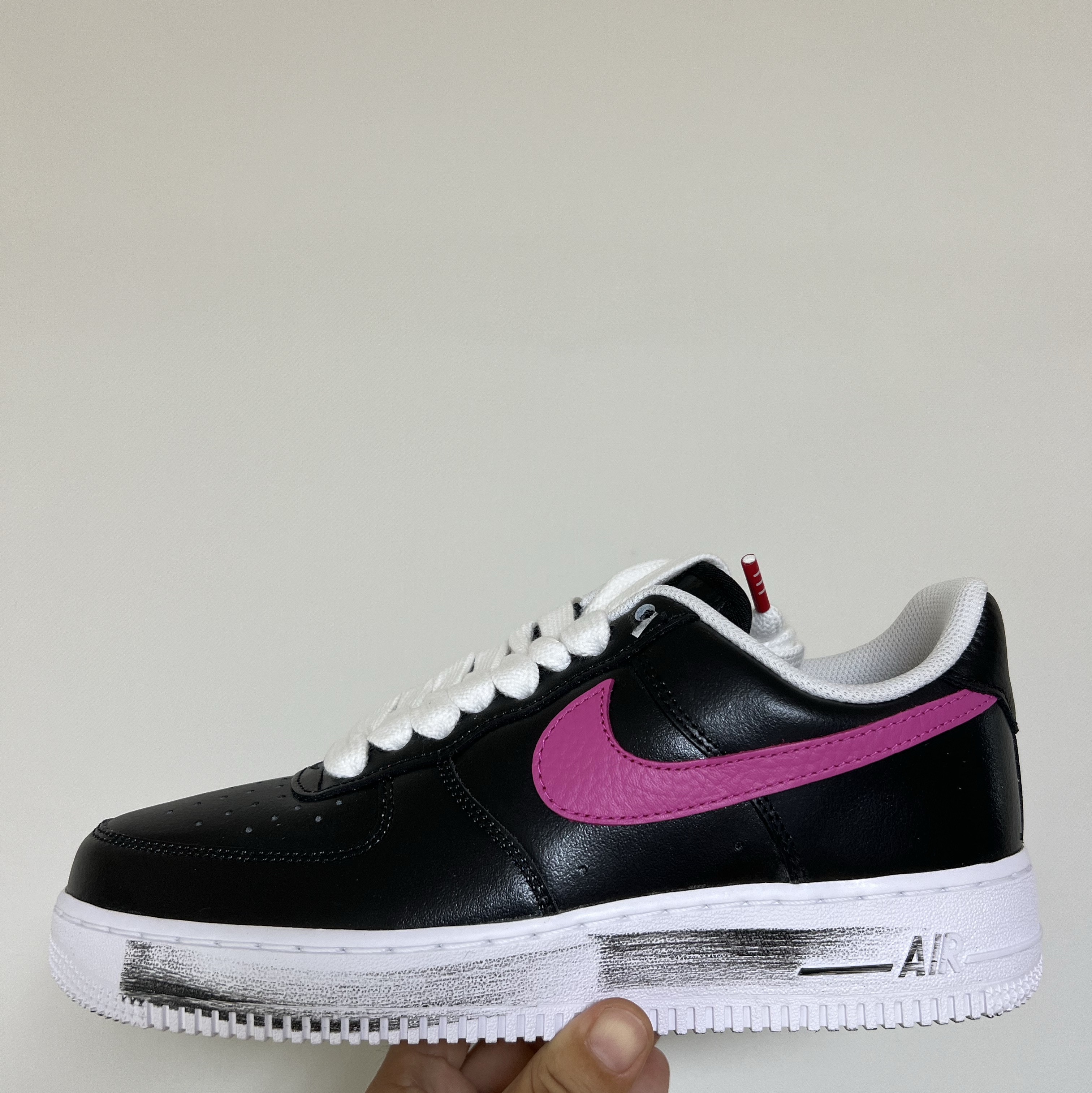 Nike x Peaceminusone Air Force 1 Low Para-Noise 3.0 Black and Multicolor 착용 스타일 - 1