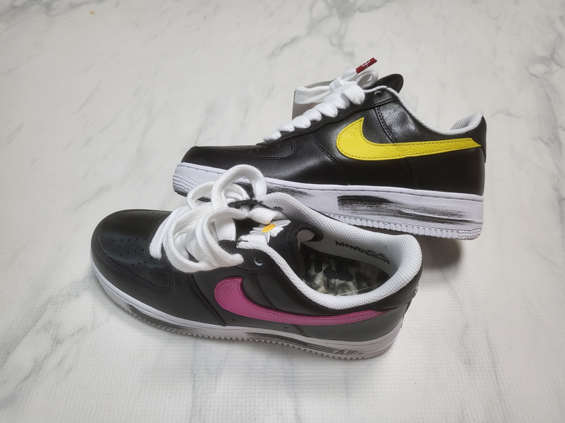 Nike x Peaceminusone Air Force 1 Low Para-Noise 3.0 Black and Multicolor 착용 스타일 - 1