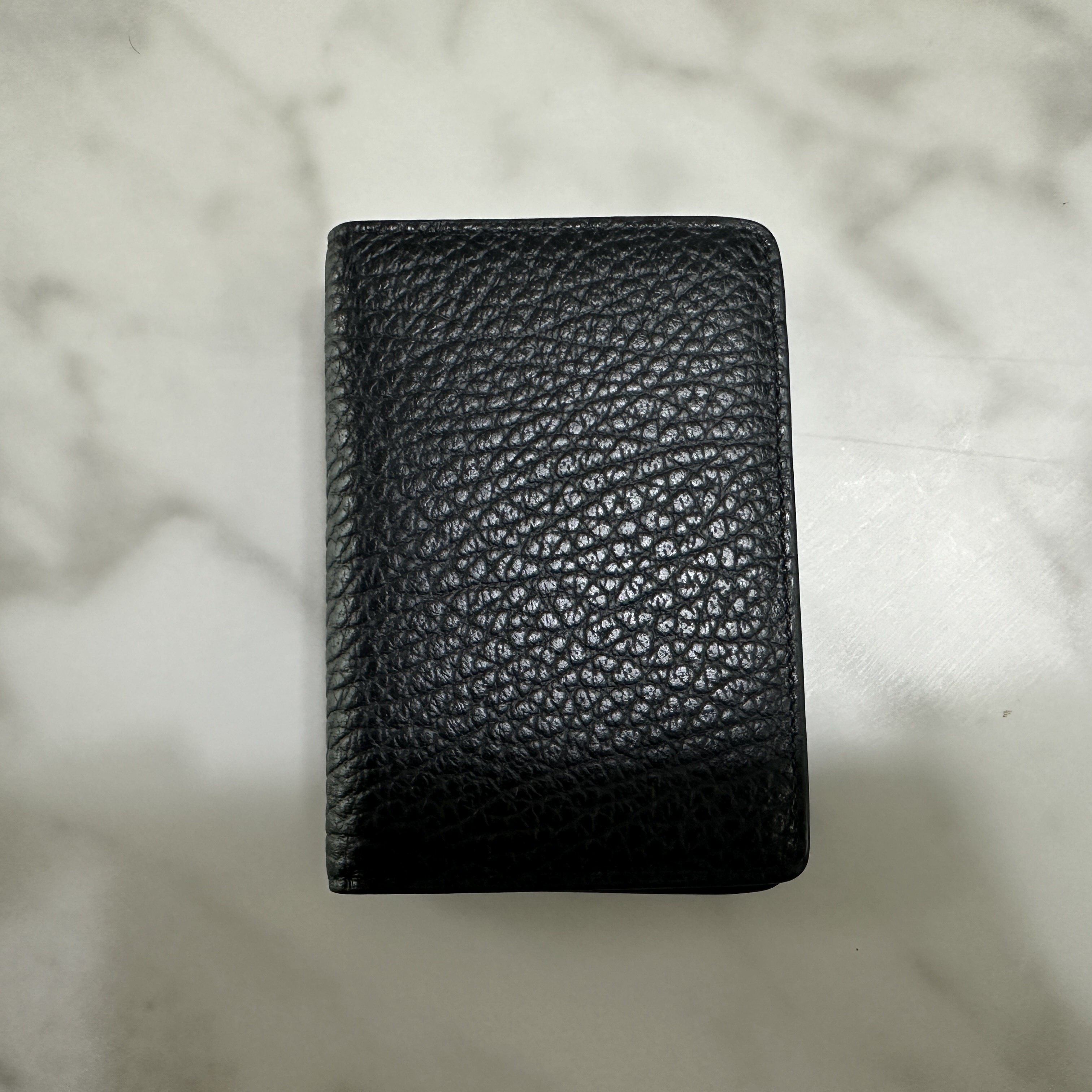 Maison Margiela Bovine Leather Card Holder Black 착용 스타일 - 2