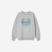 Siyazu SITP5165 Broadway Fleece Sweatshirt Melange gray