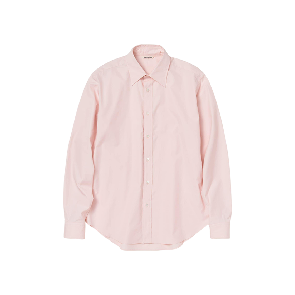 Auralee High Count Finx OX Shirt Light Pink 상세 이미지 1