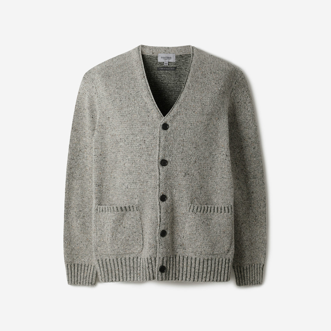 시리즈 수입 원사 빈티지 Y 가디건 그레이(SERIES Vintage Y Cardigan Gray) - 1